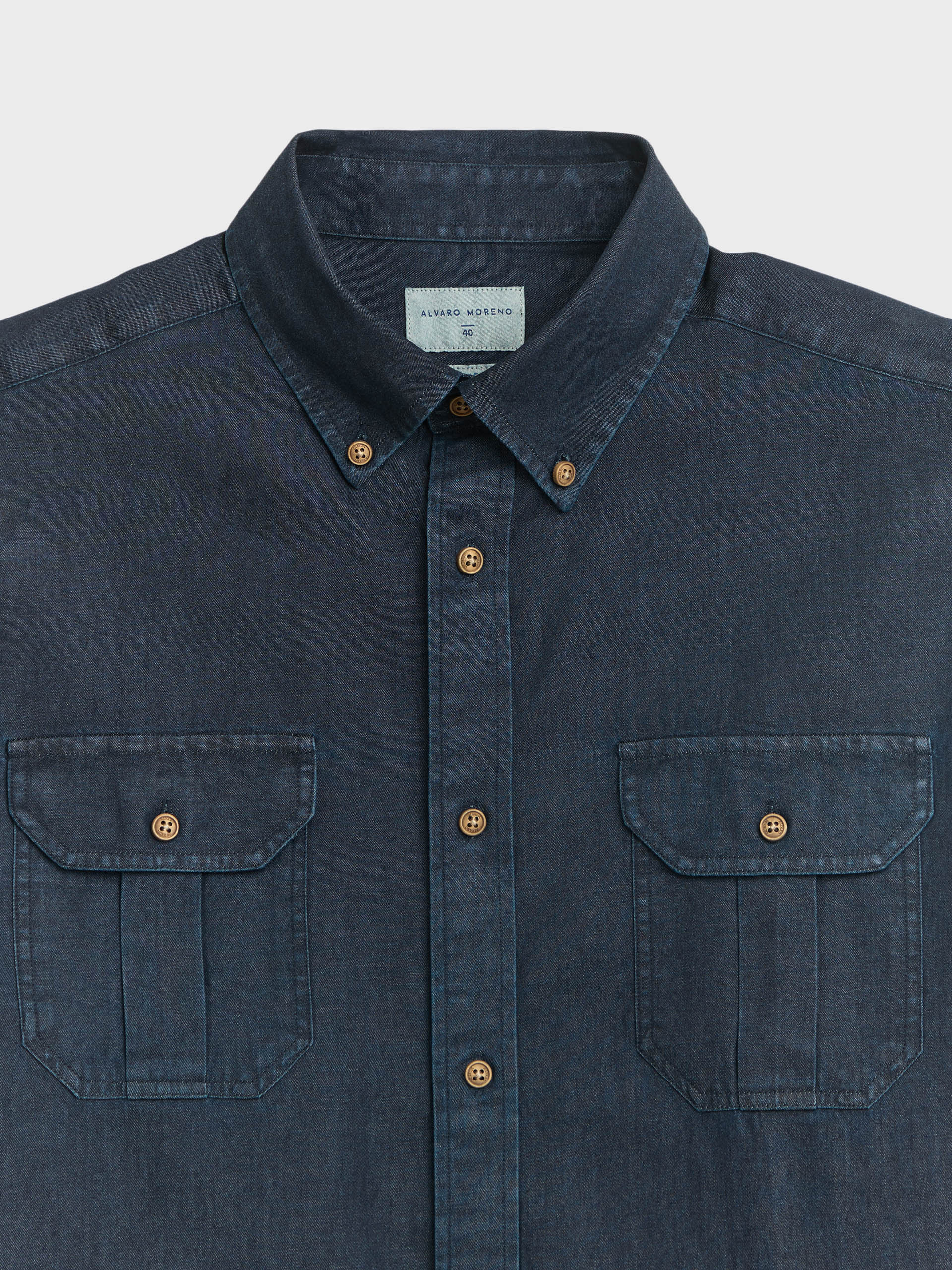 CAMISA DENIM BOLSILLOS