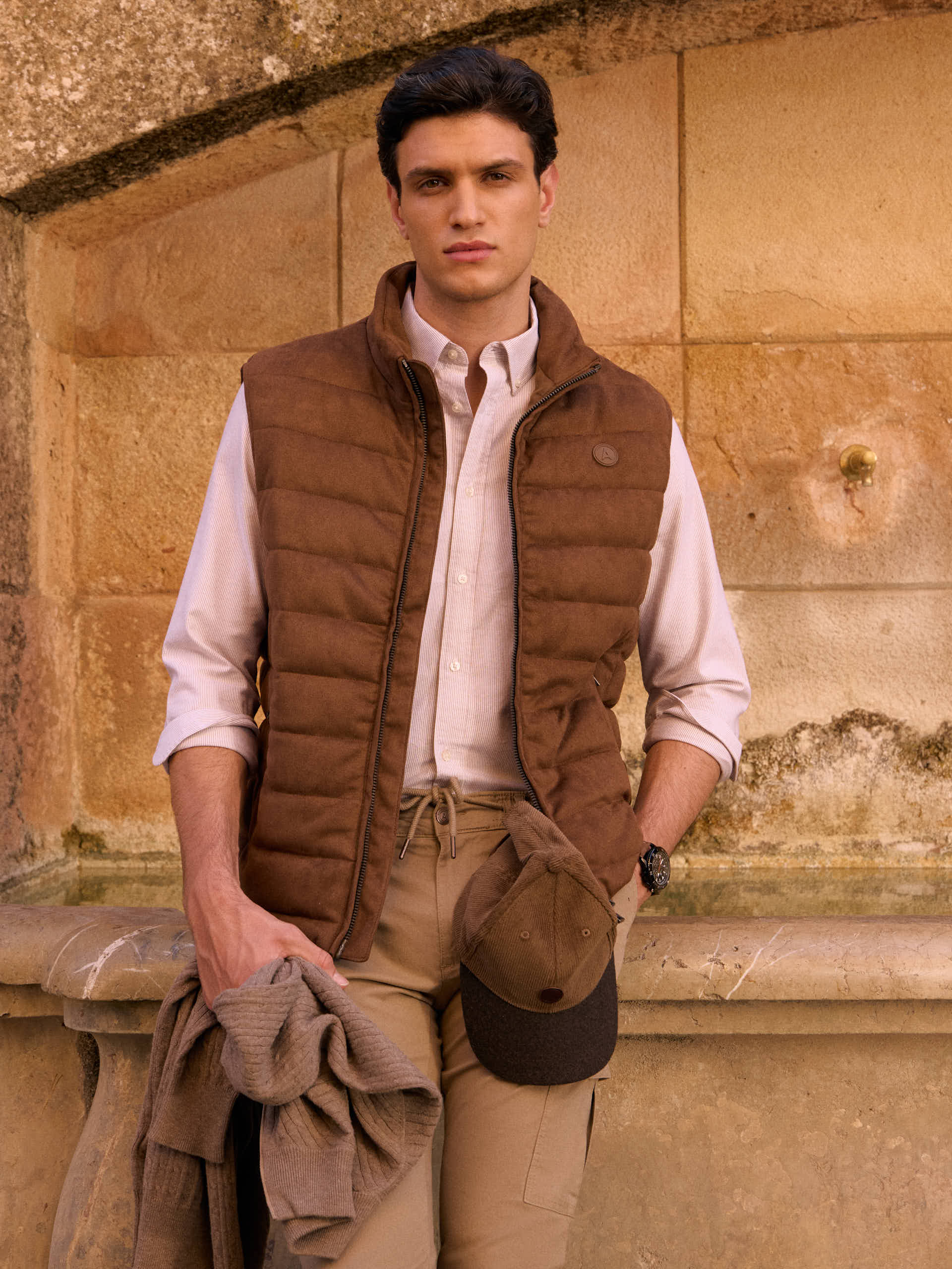 CHALECO NICK MARRÓN