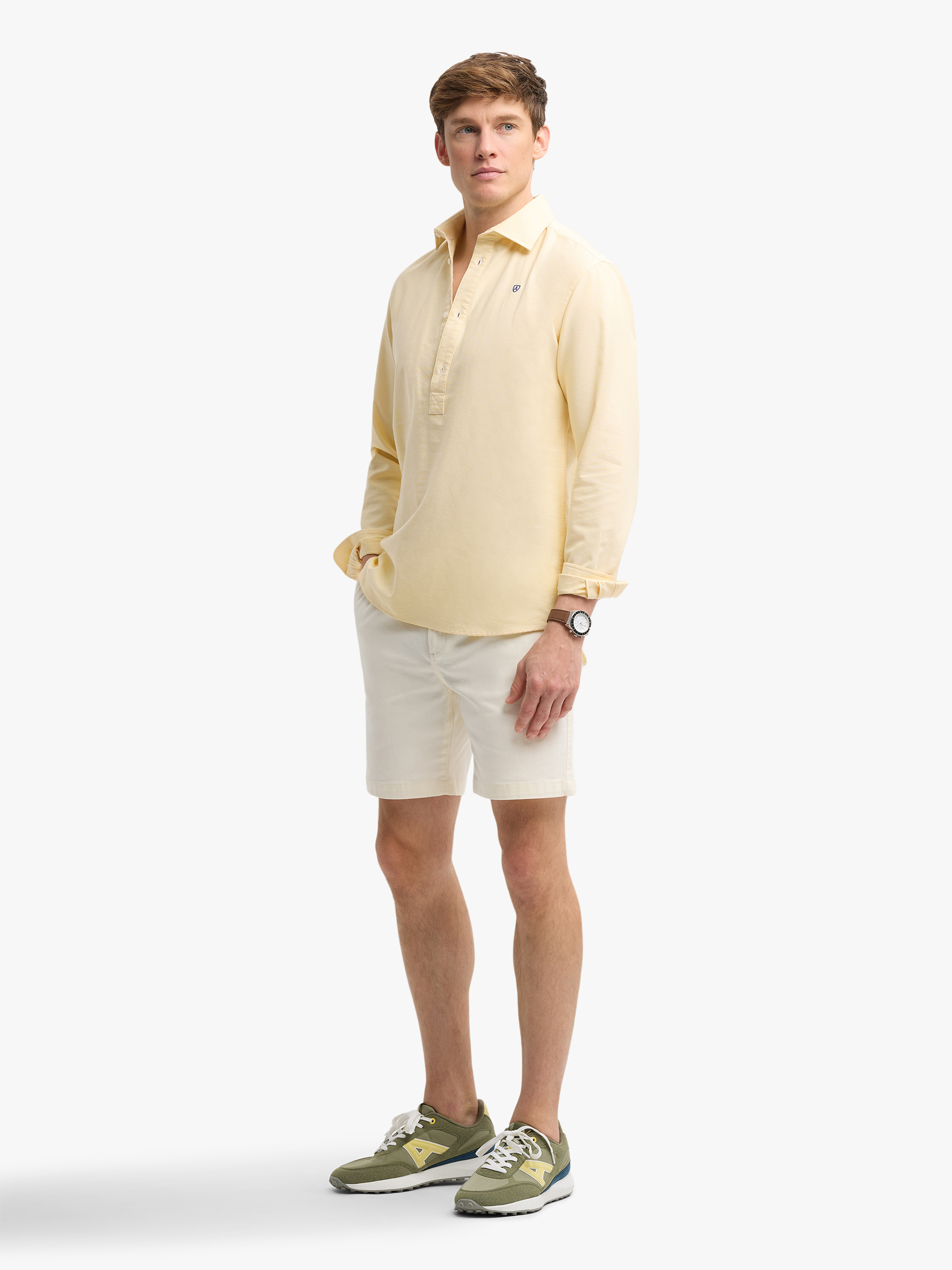 POLERA OXFORD SOLID AMARILLO