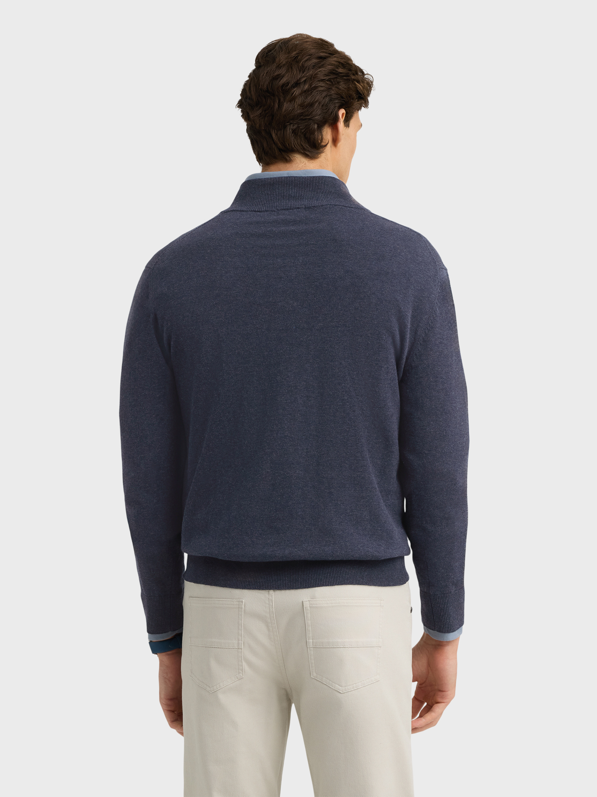 JERSEY BUTTON COLLAR