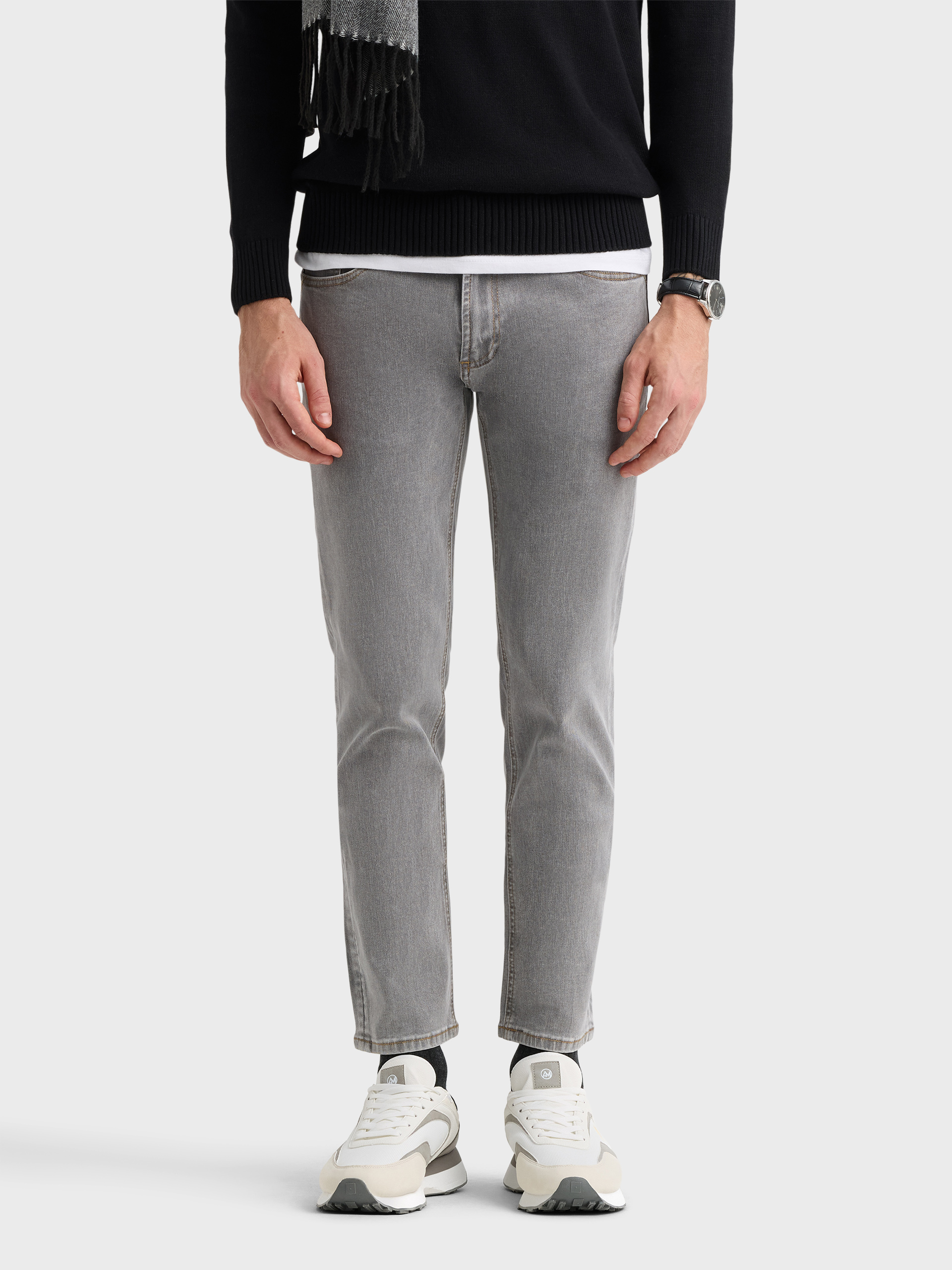 DENIM SLIM BASICO GRIS