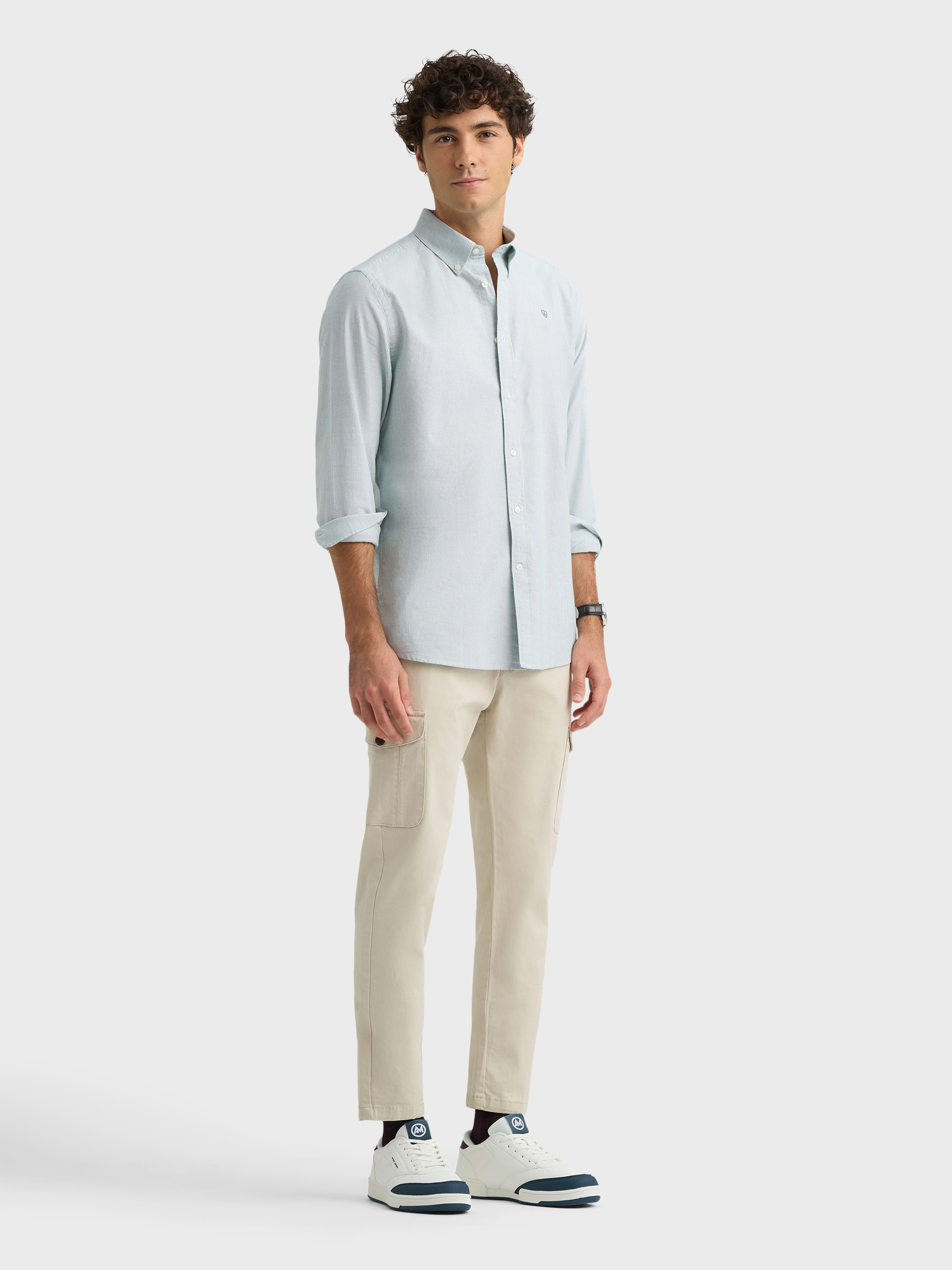 CAMISA OXFORD MIL RAYAS