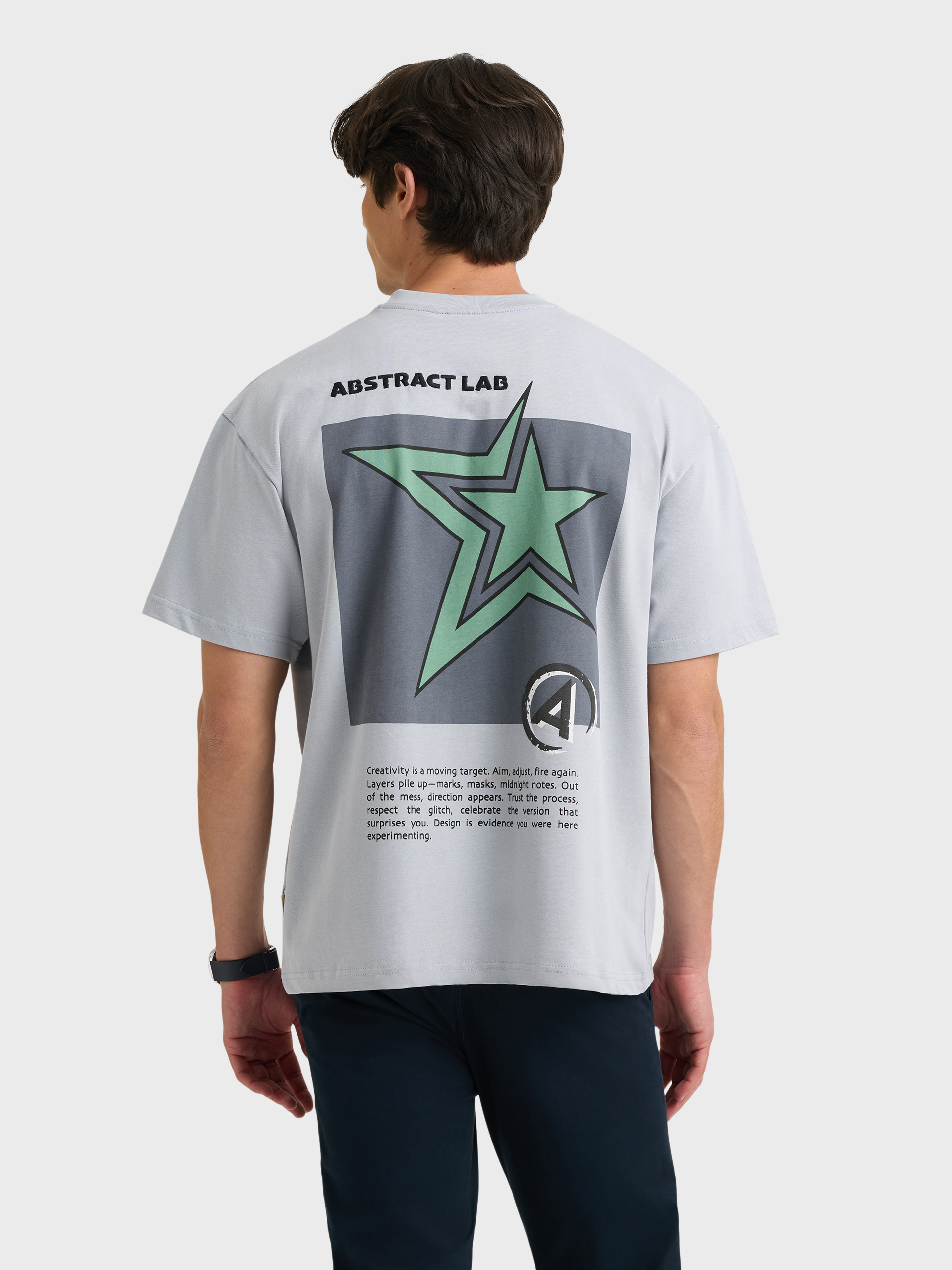 CAMISETA ABSTRACT AZUL