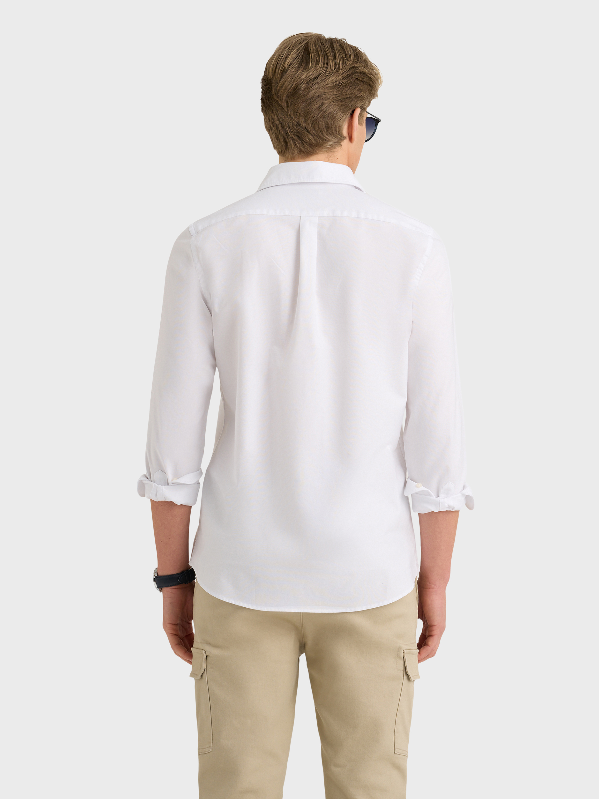 CAMISA OXFORD DYE TIE COLLAR