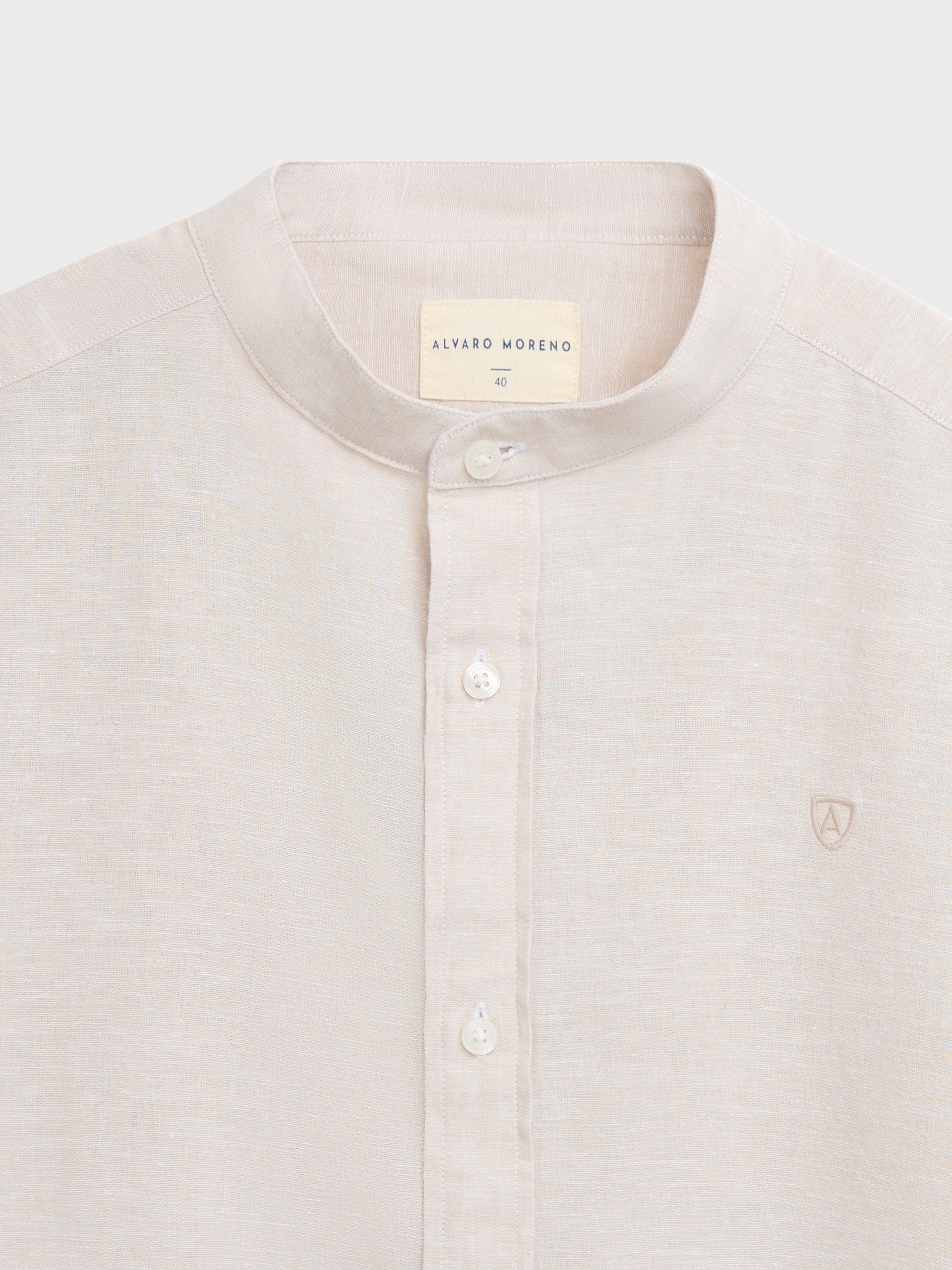 CAMISA LINO M.CORTA MAO