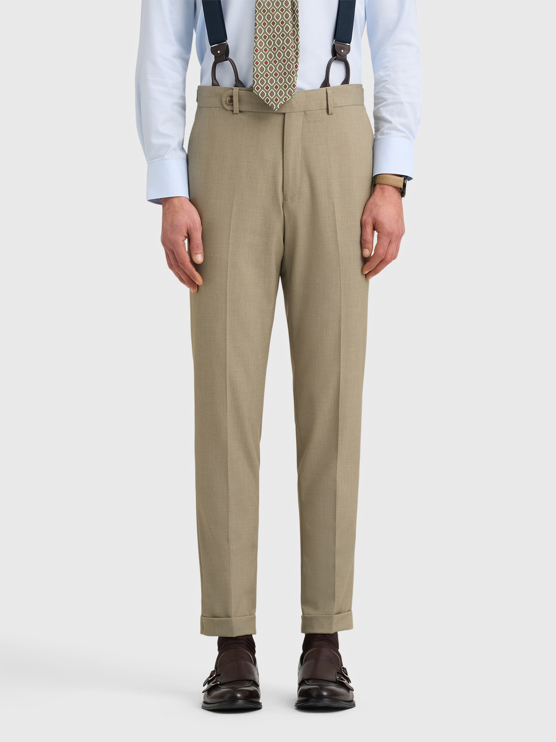 PANTALON DOPPIO TROPICAL VERDE