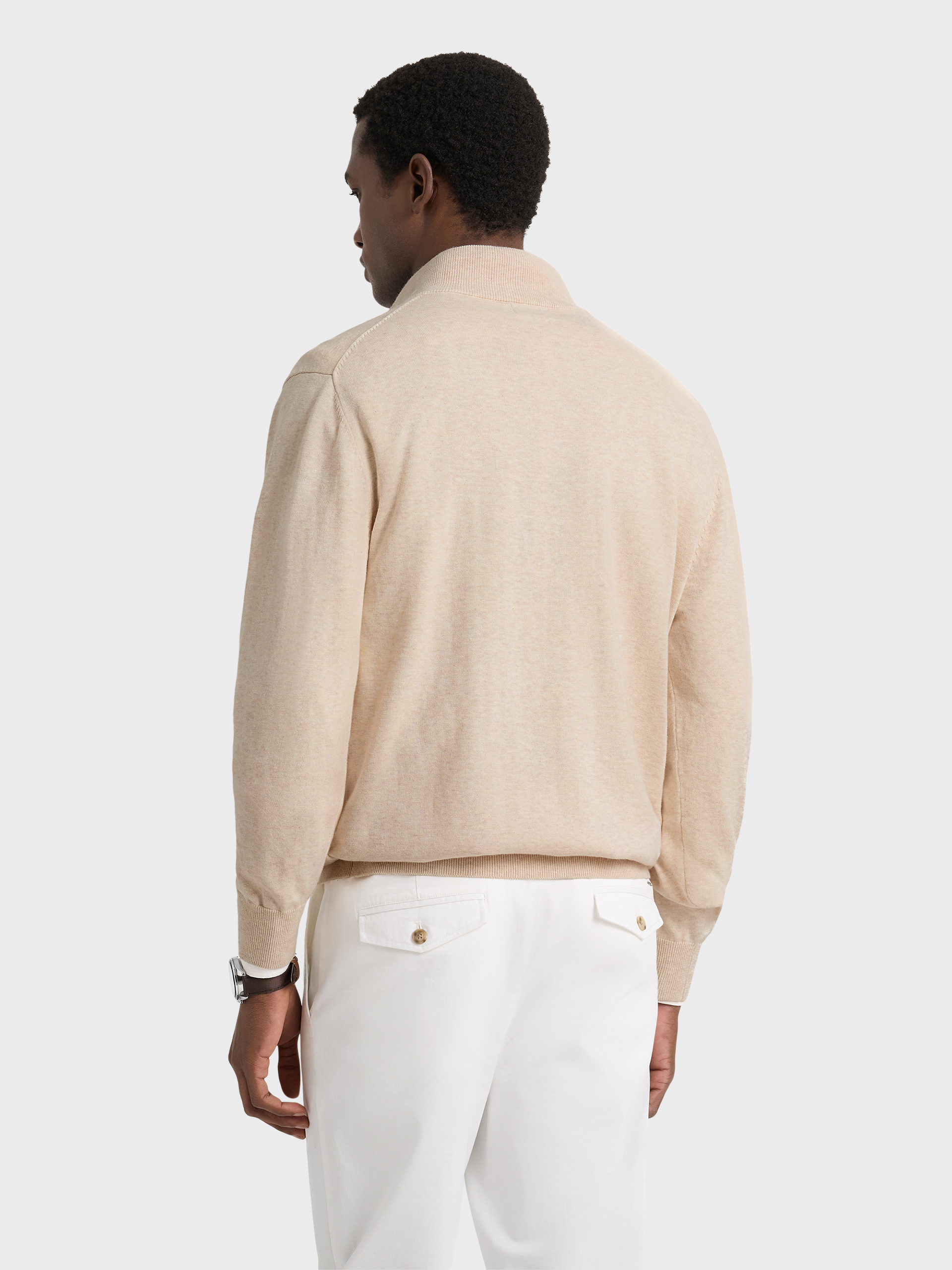 JERSEY BUTTON COLLAR