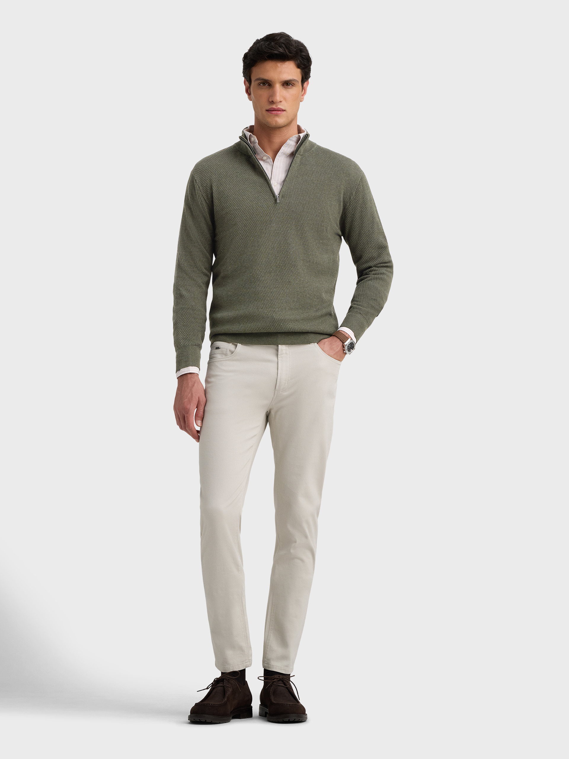 JERSEY CREMALLERA VERDE