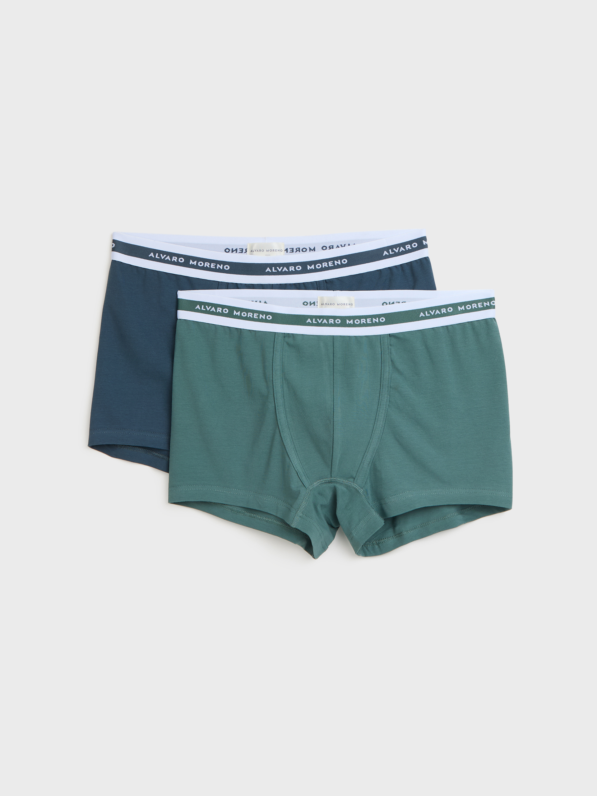 BOXER MELANGE AZUL
