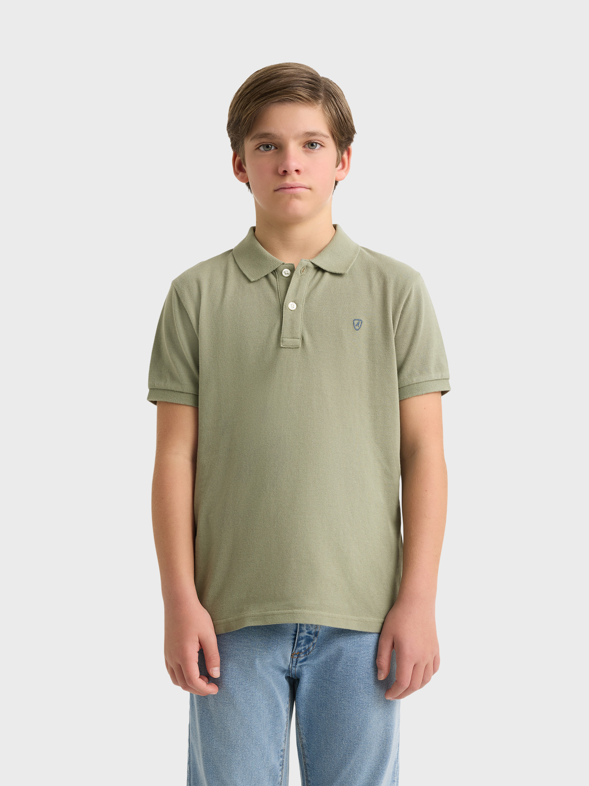 POLO BASIC KIDS VERDE