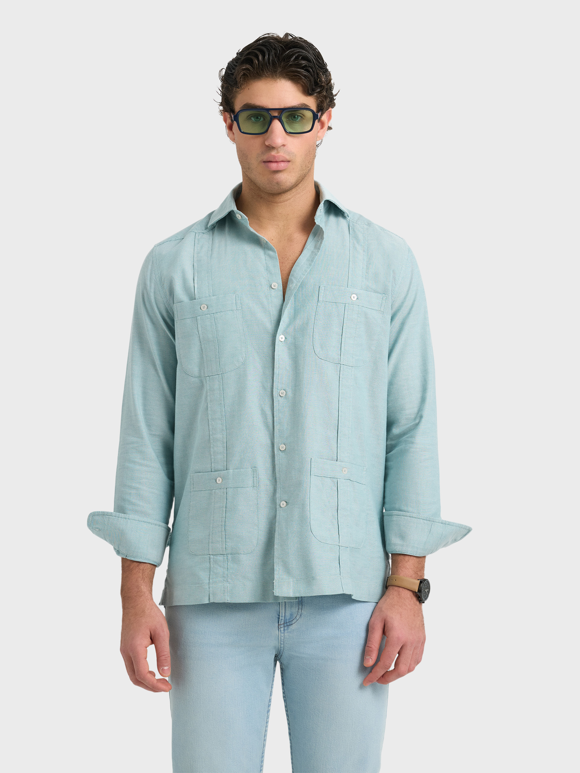CUBANA OXFORD AZUL
