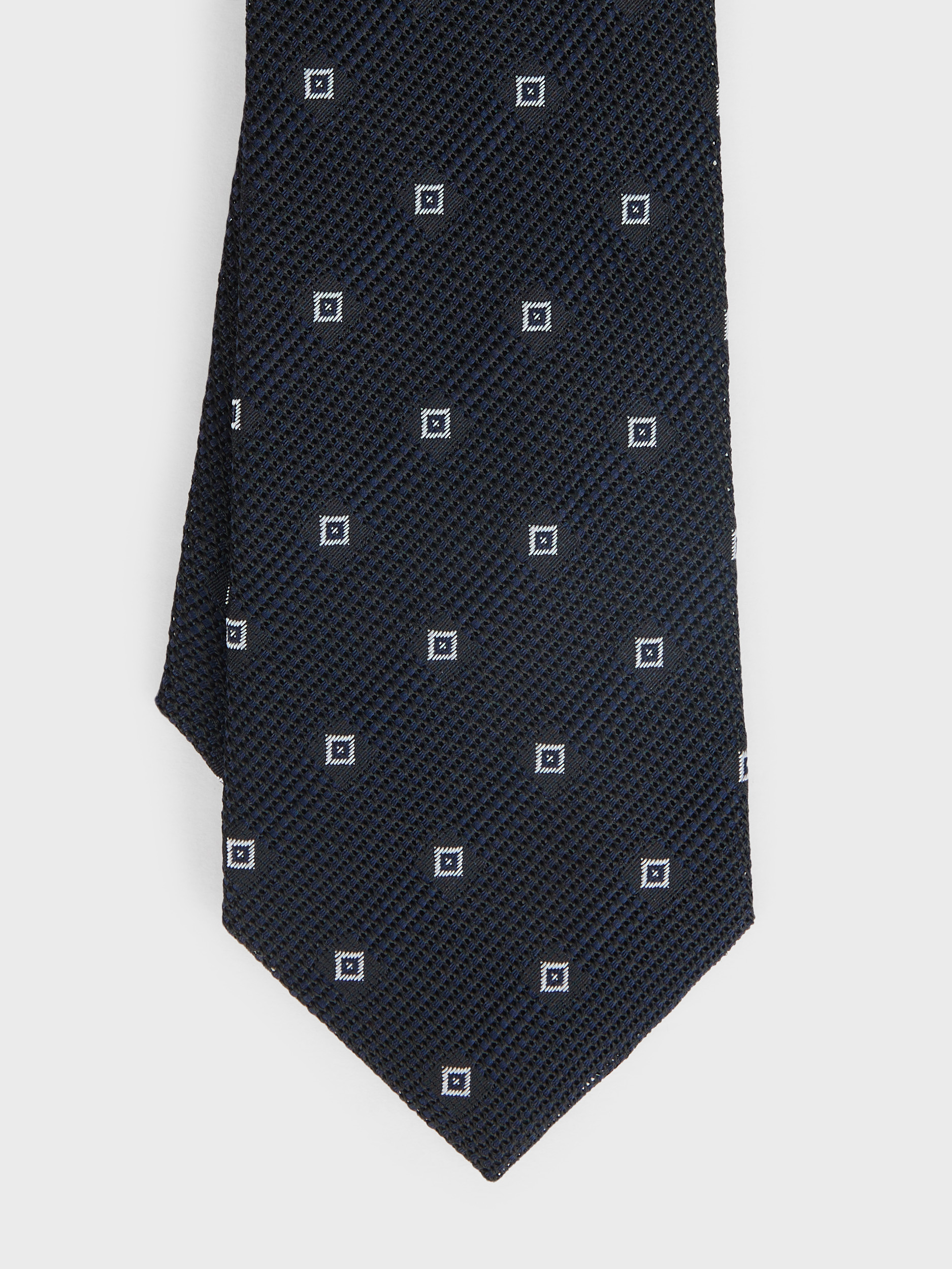 CORBATA GRENADINE AZUL MARINO