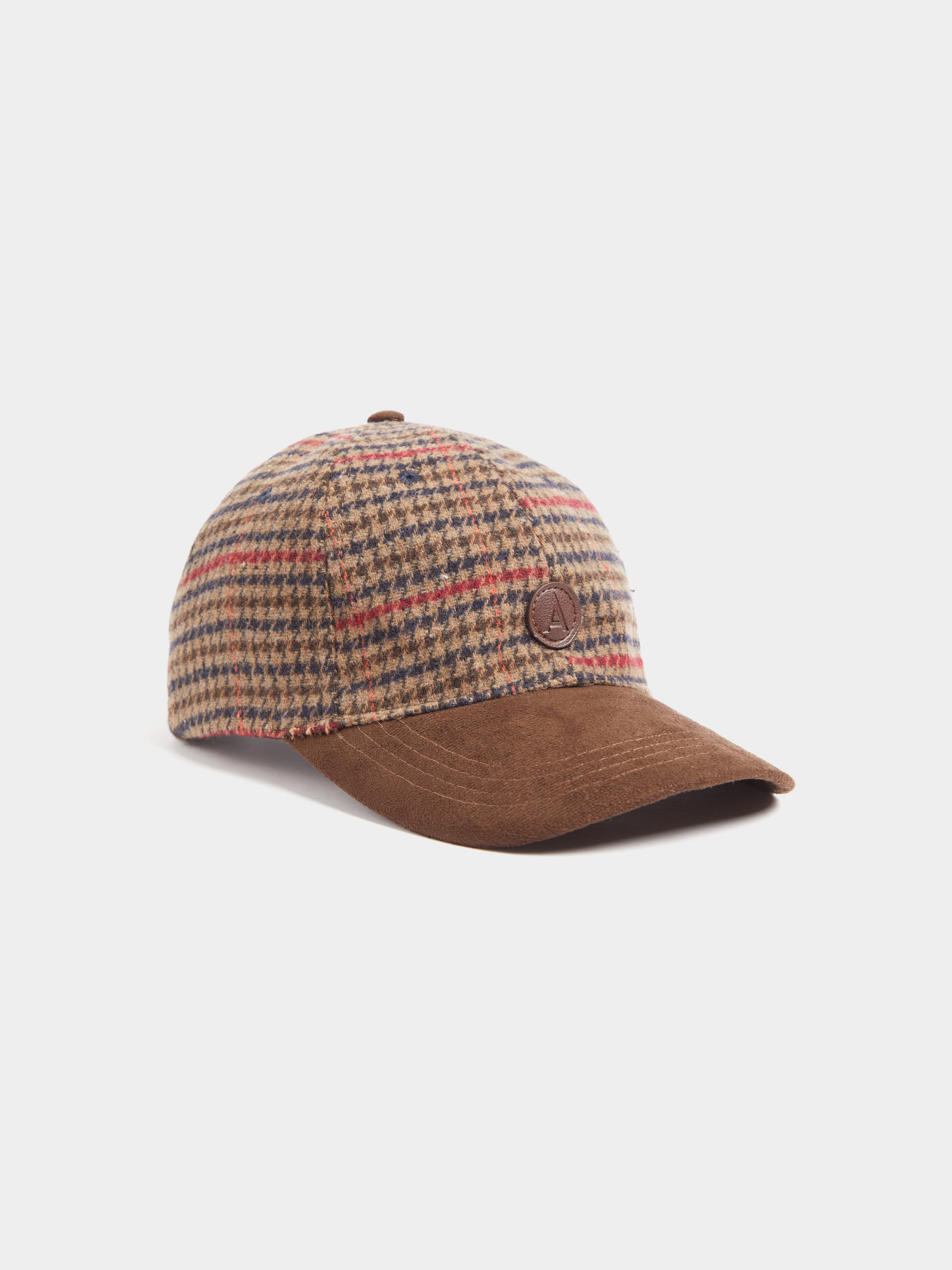 GORRA PATA DE GALLO MARR&Oacute;N