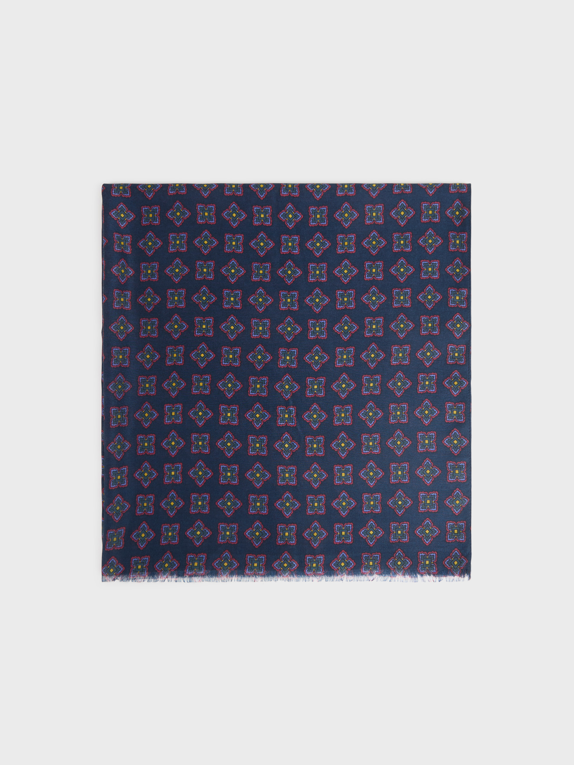 FOULARD PRINT AZUL MARINO