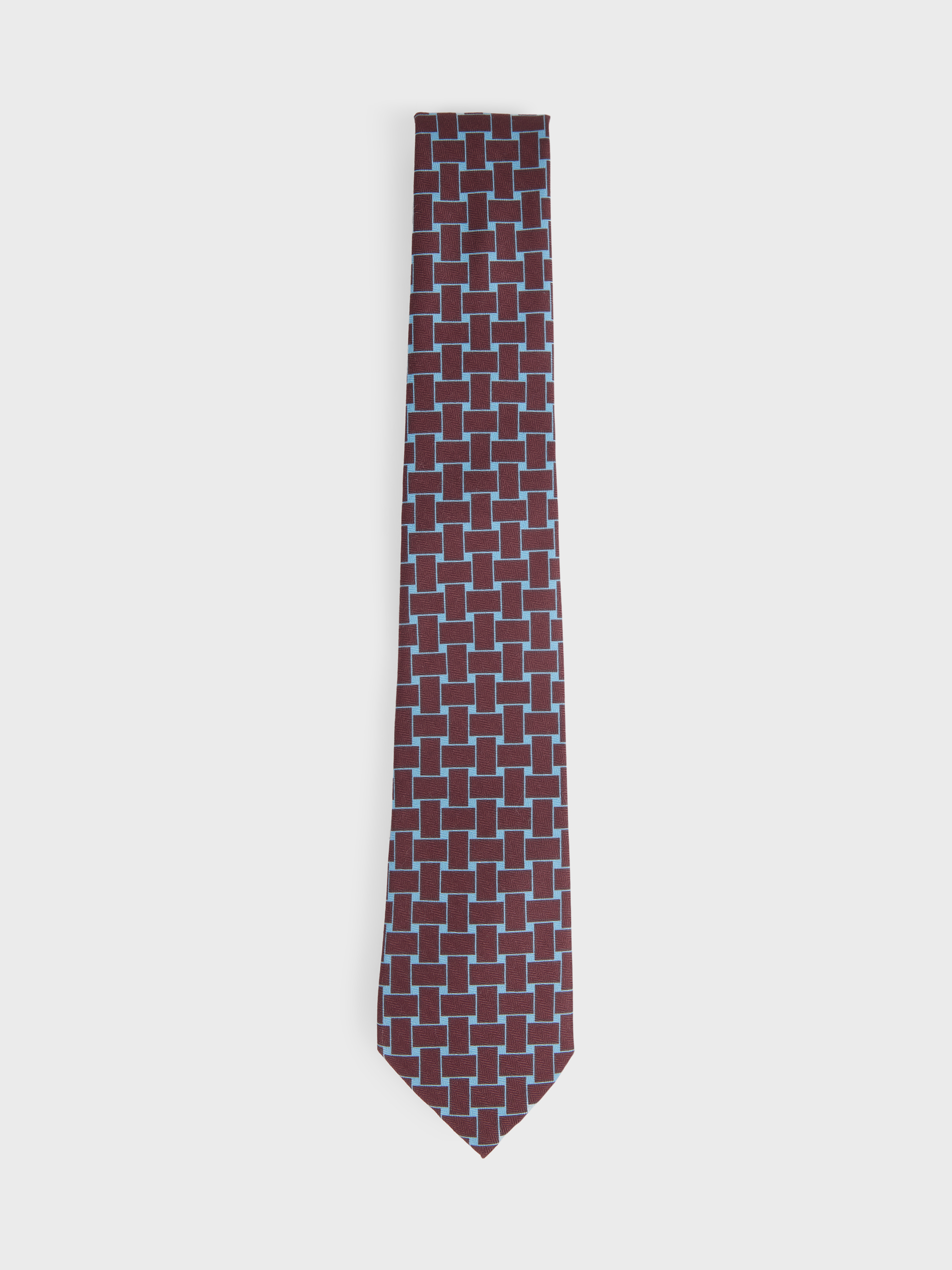 CORBATA PRINTED BURDEOS