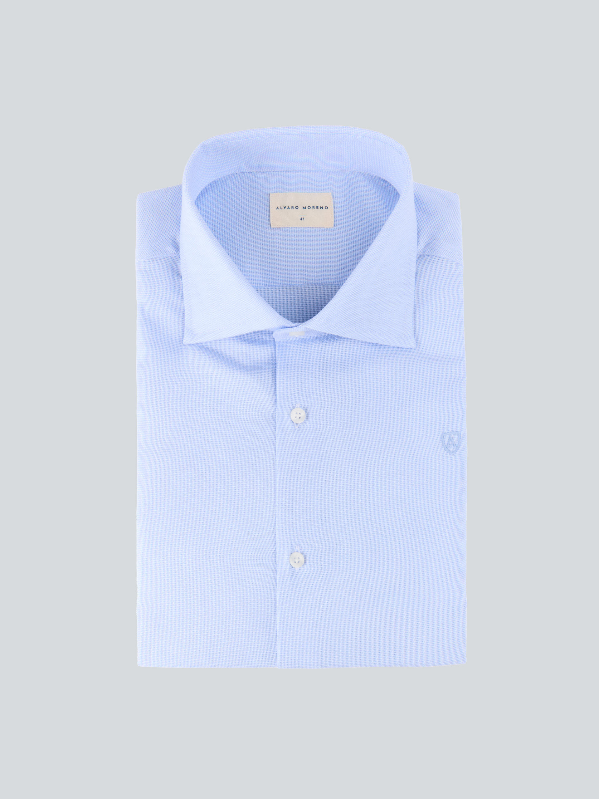 CAMISA VESTIR ESTERILLA CELESTE