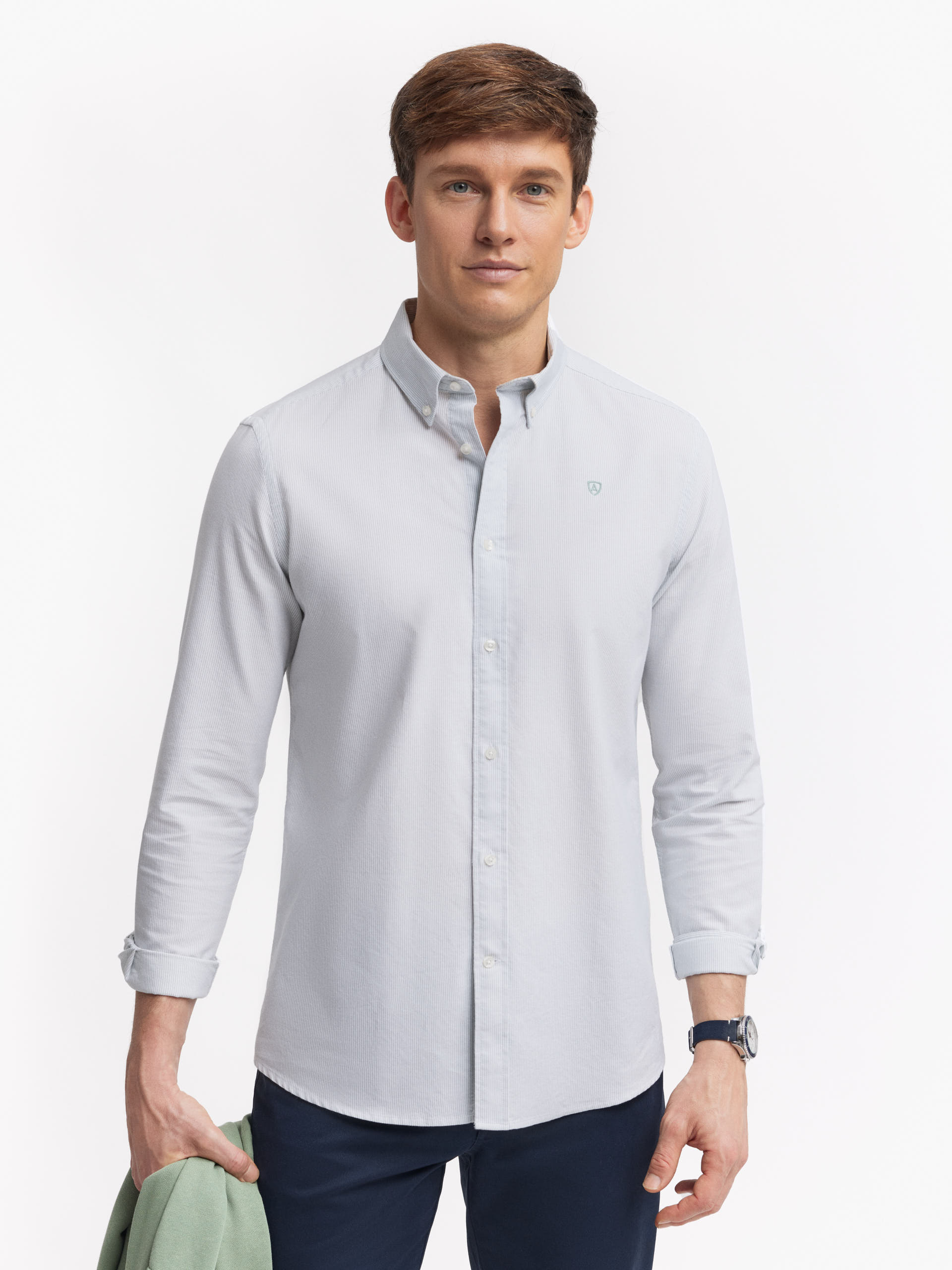CAMISA OXFORD MIL RAYAS