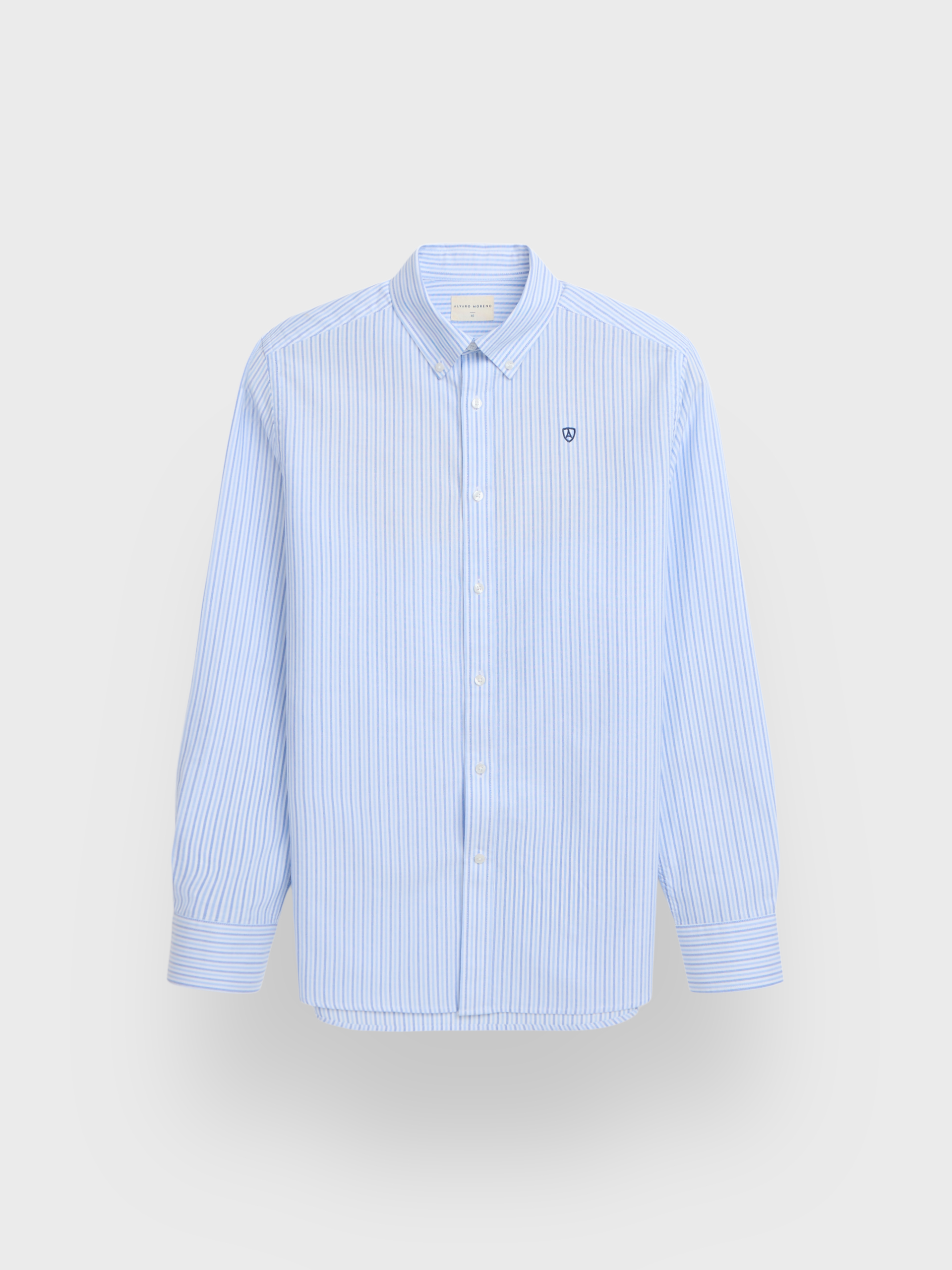 CAMISA OXFORD COMBO AZUL