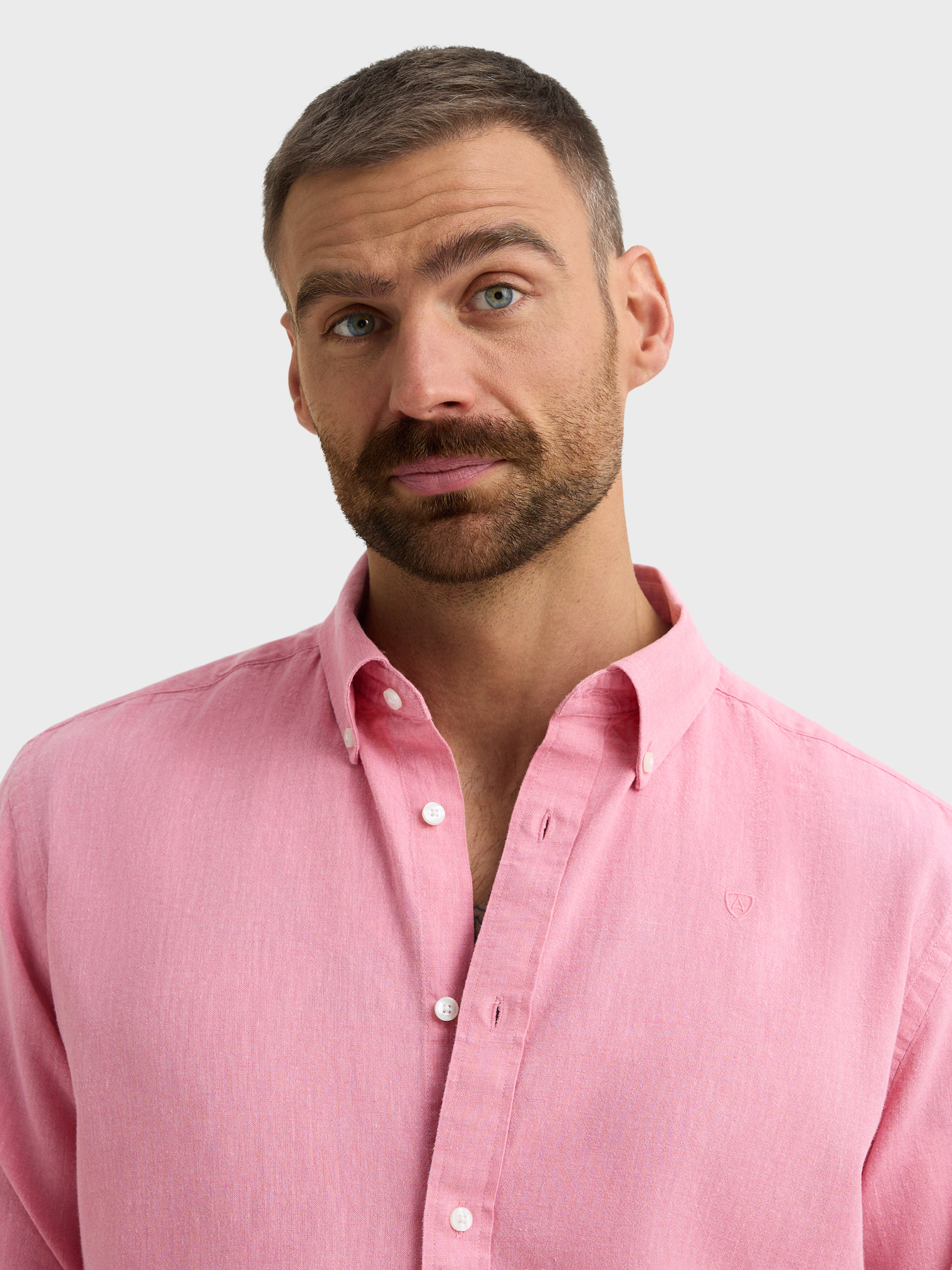 CAMISA LINO C.BOTON