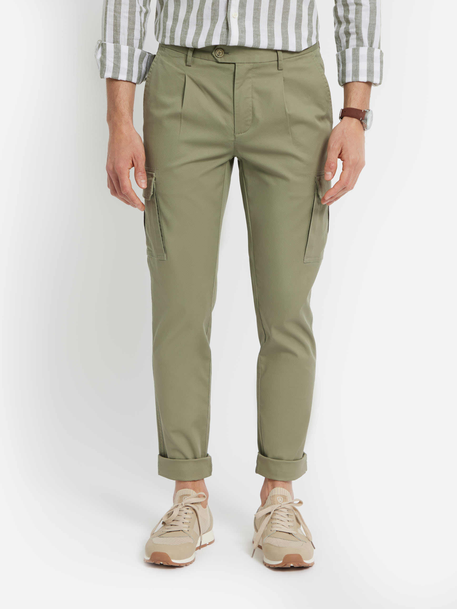 PANTALON CARGO VERDE