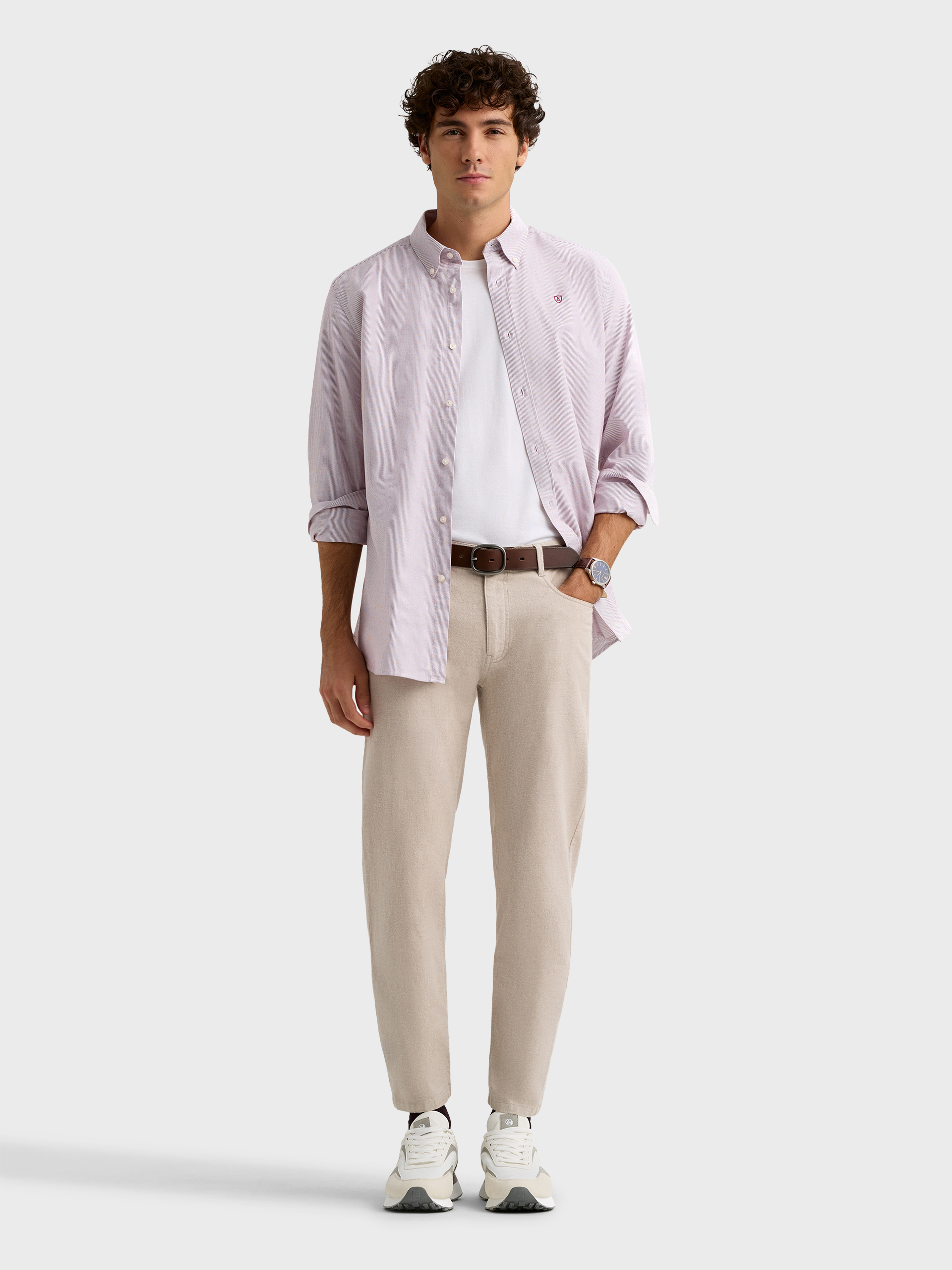 CAMISA OXFORD MIL RAYAS