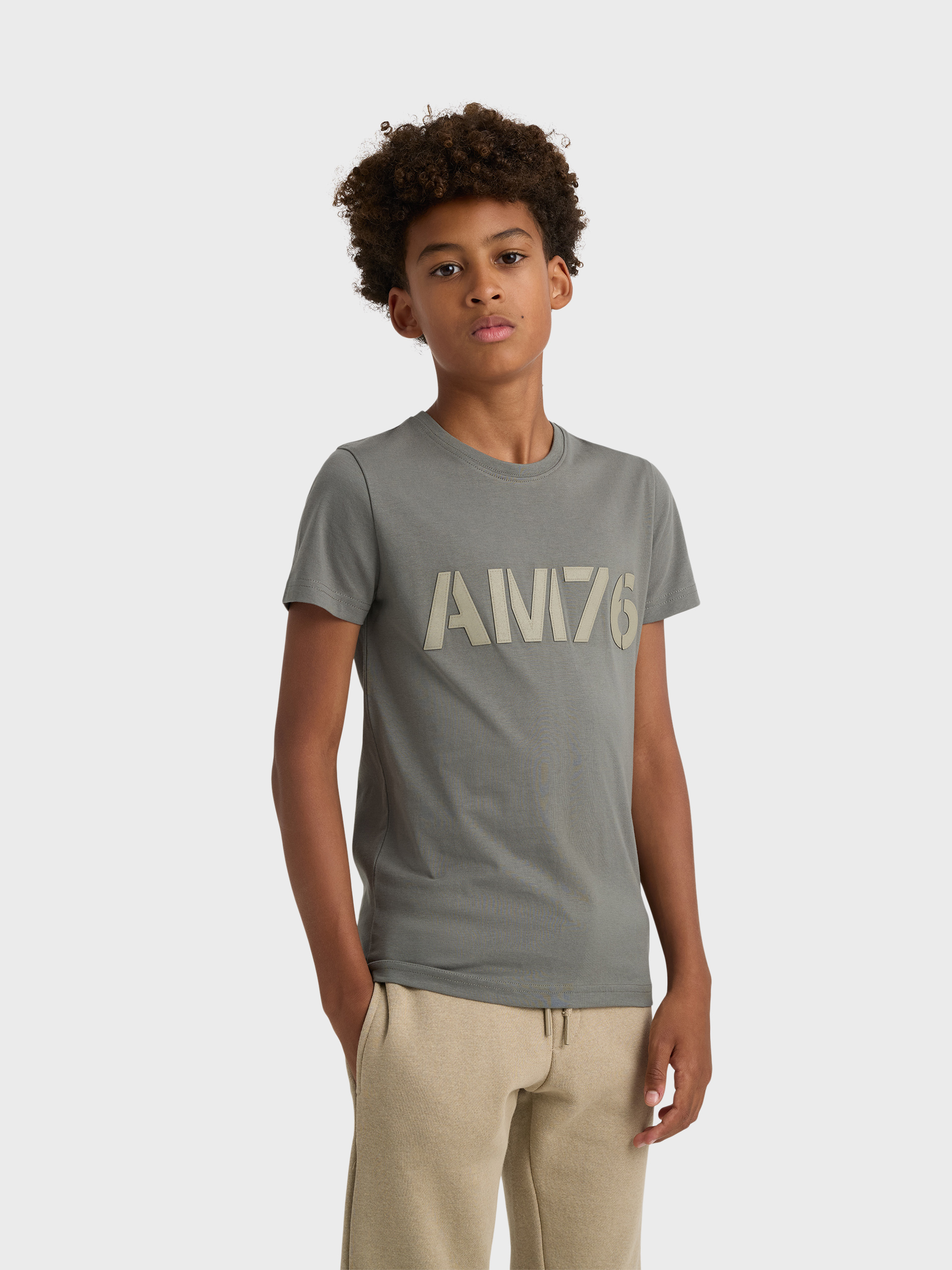 CAMISETA AM KIDS VERDE