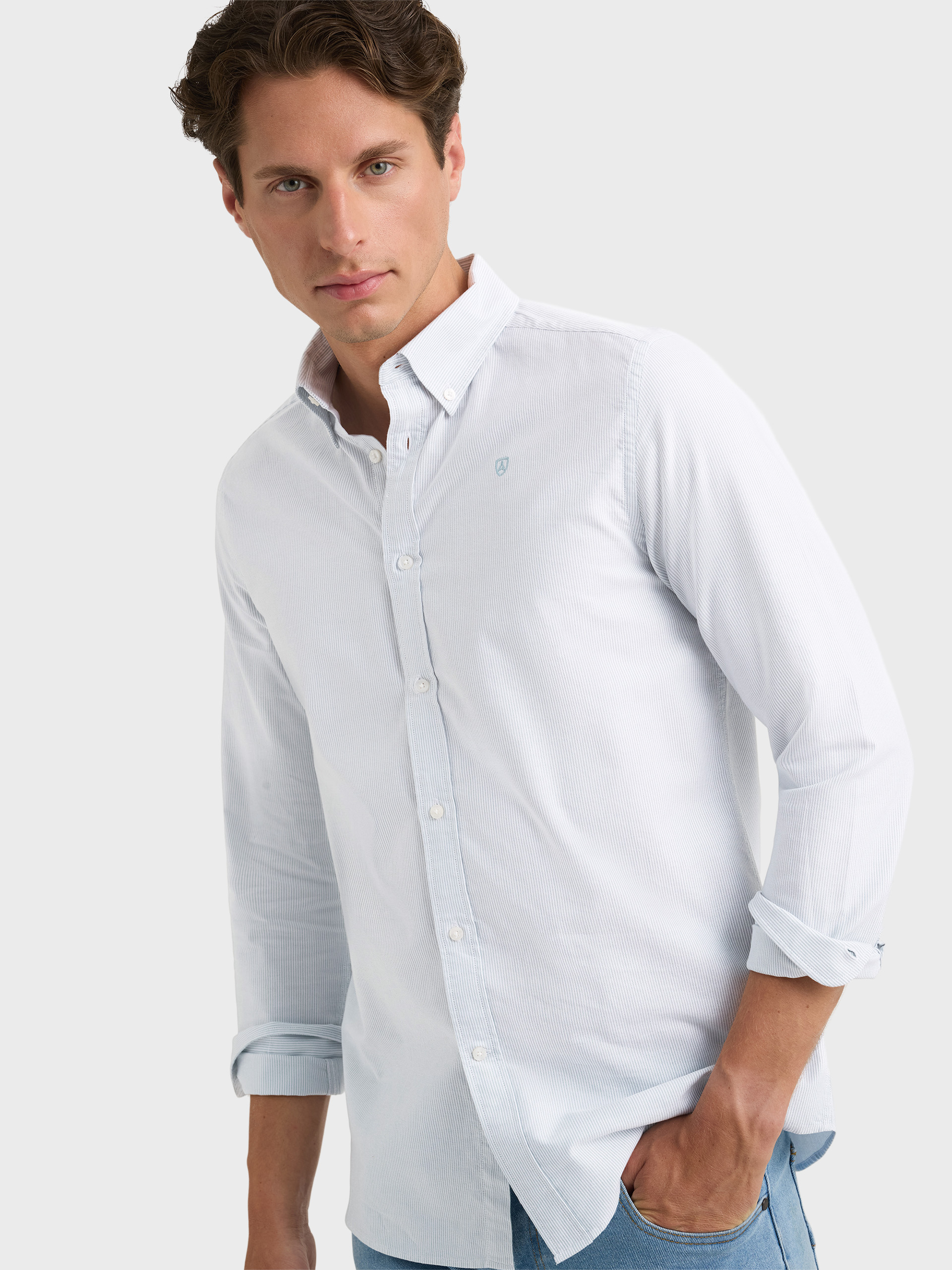 CAMISA OXFORD MIL RAYAS