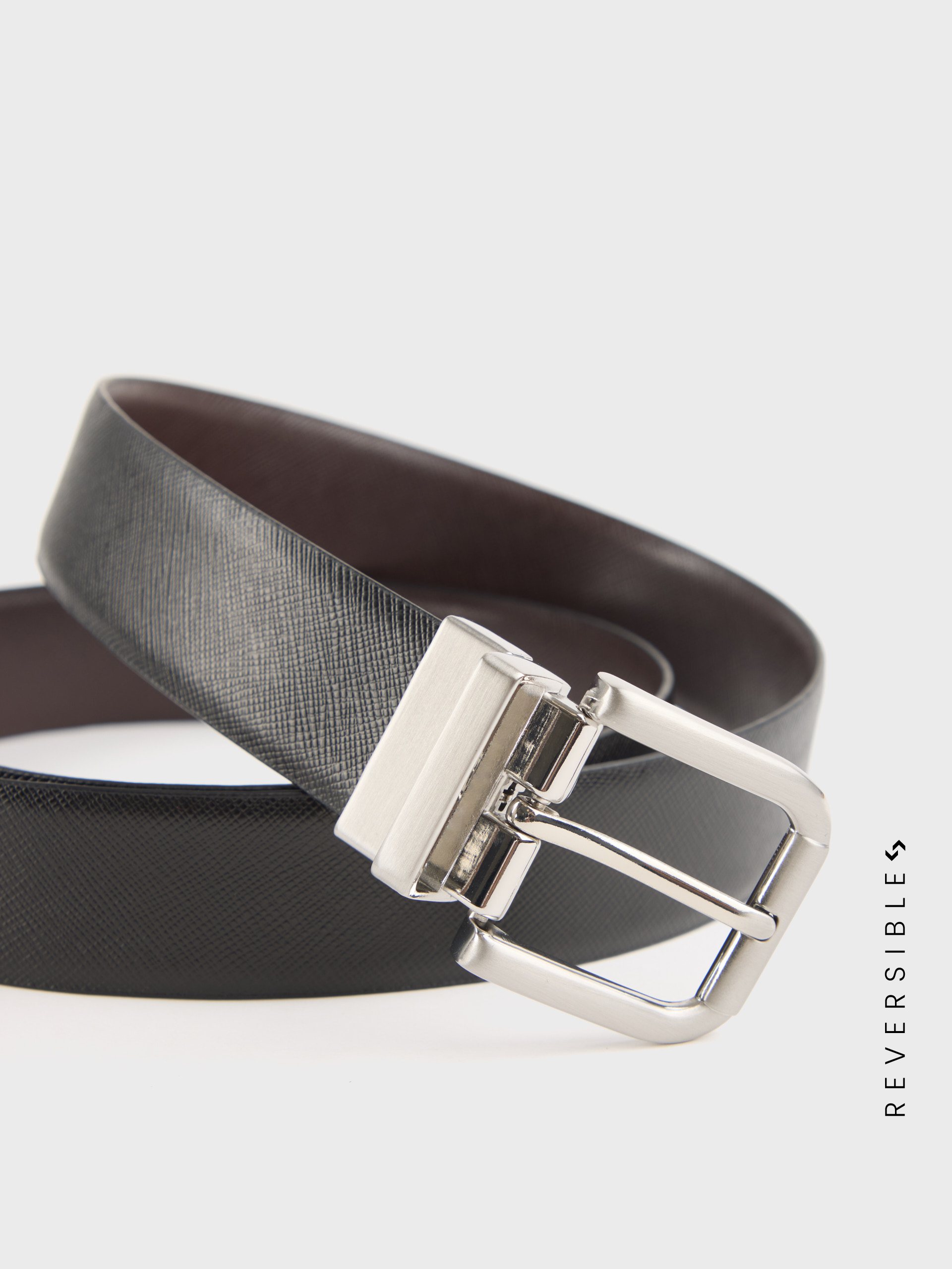 CINTURON REVERSIBLE TEXTURA