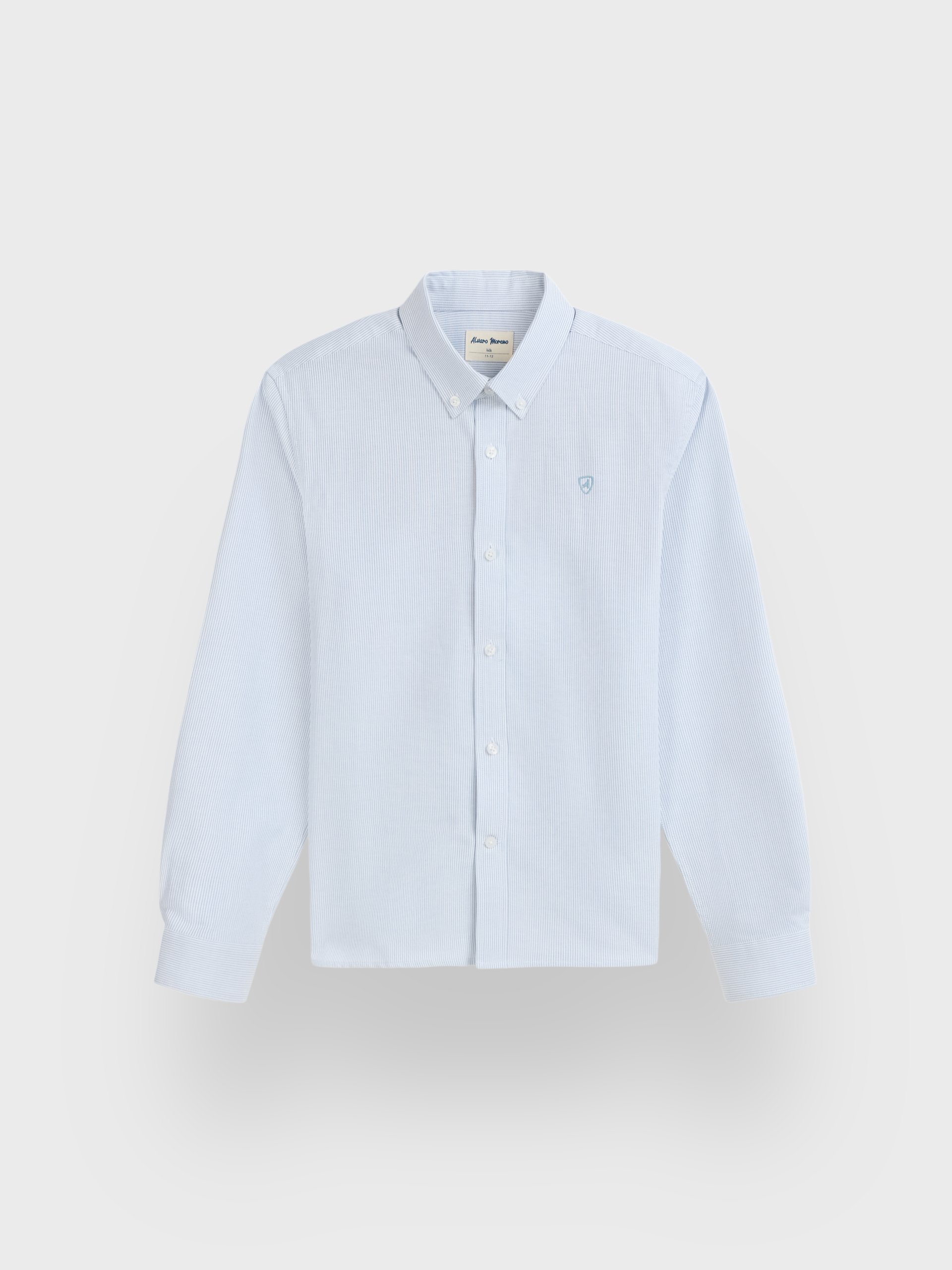 CAMISA OXFORD MIL RAYAS KIDS AZUL