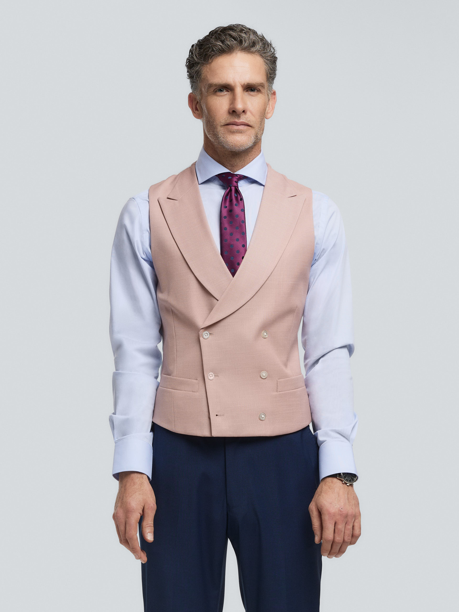 CHALECO ESTERILLA ROSA