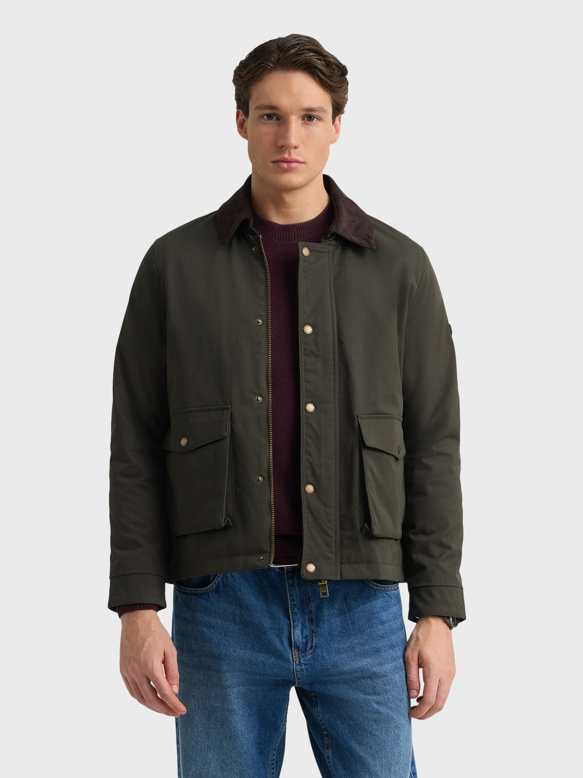 CAZADORA BROOKS VERDE