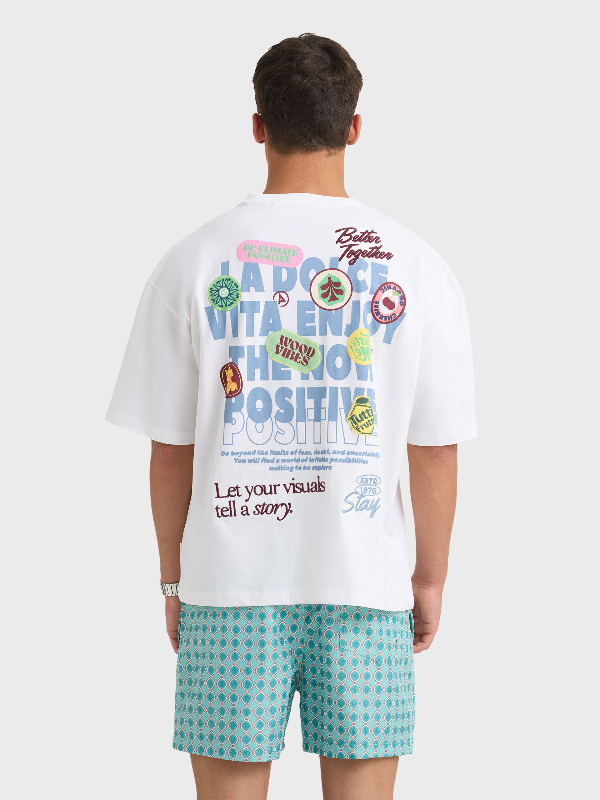CAMISETA VISUAL BLANCO