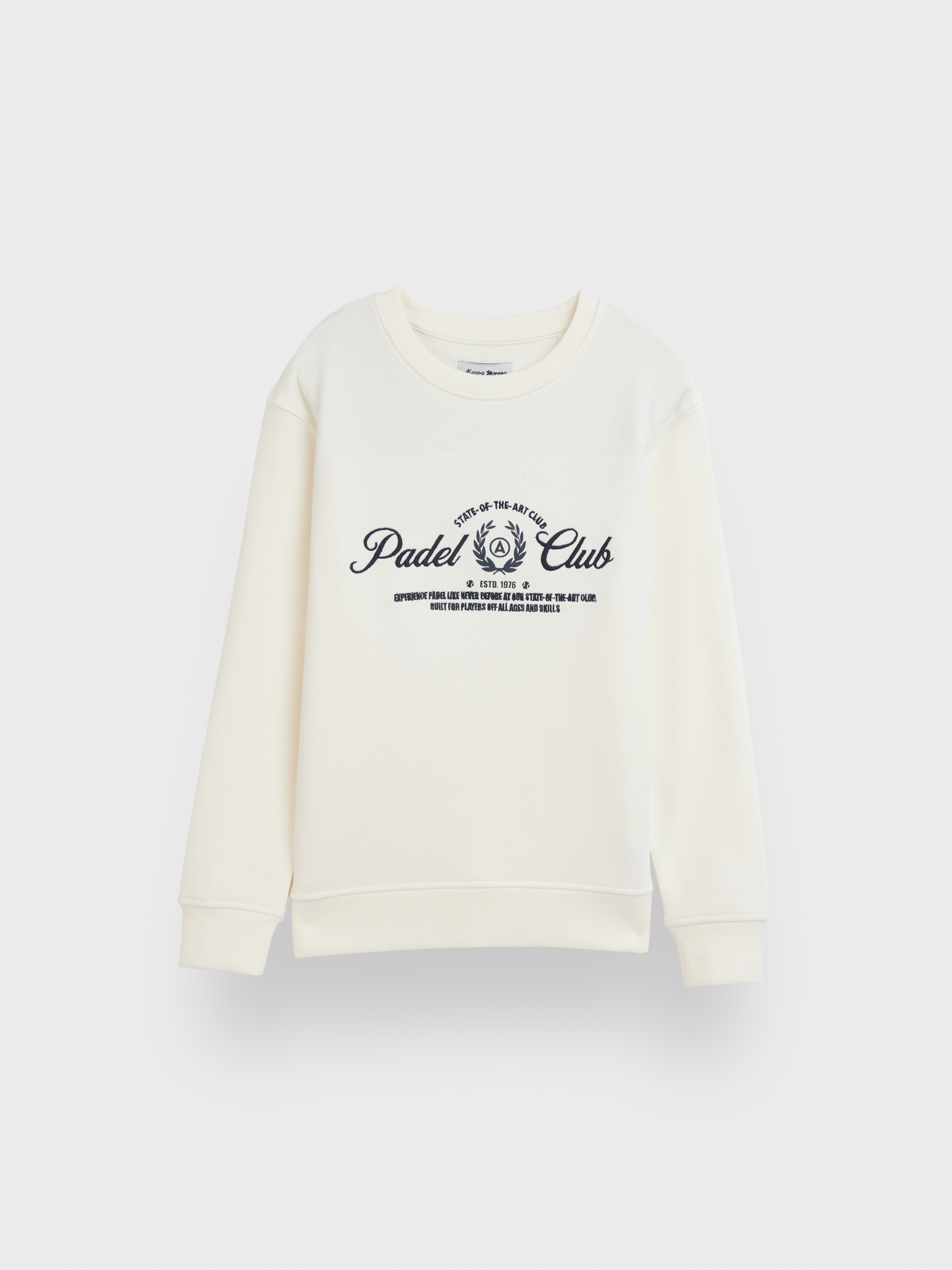 SUDADERA PLAYERS KIDS BLANCO