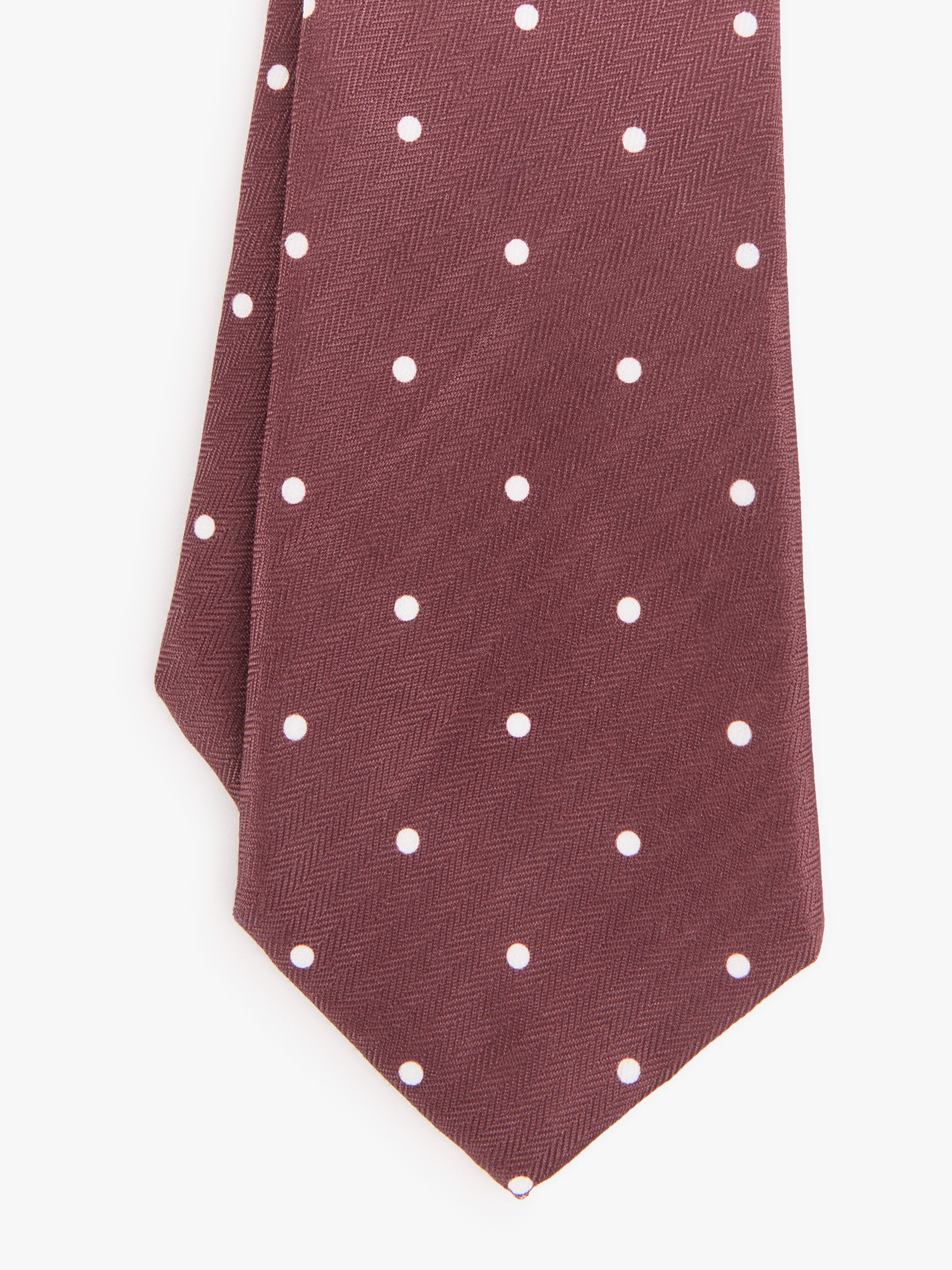 CORBATA PRINTED BURDEOS