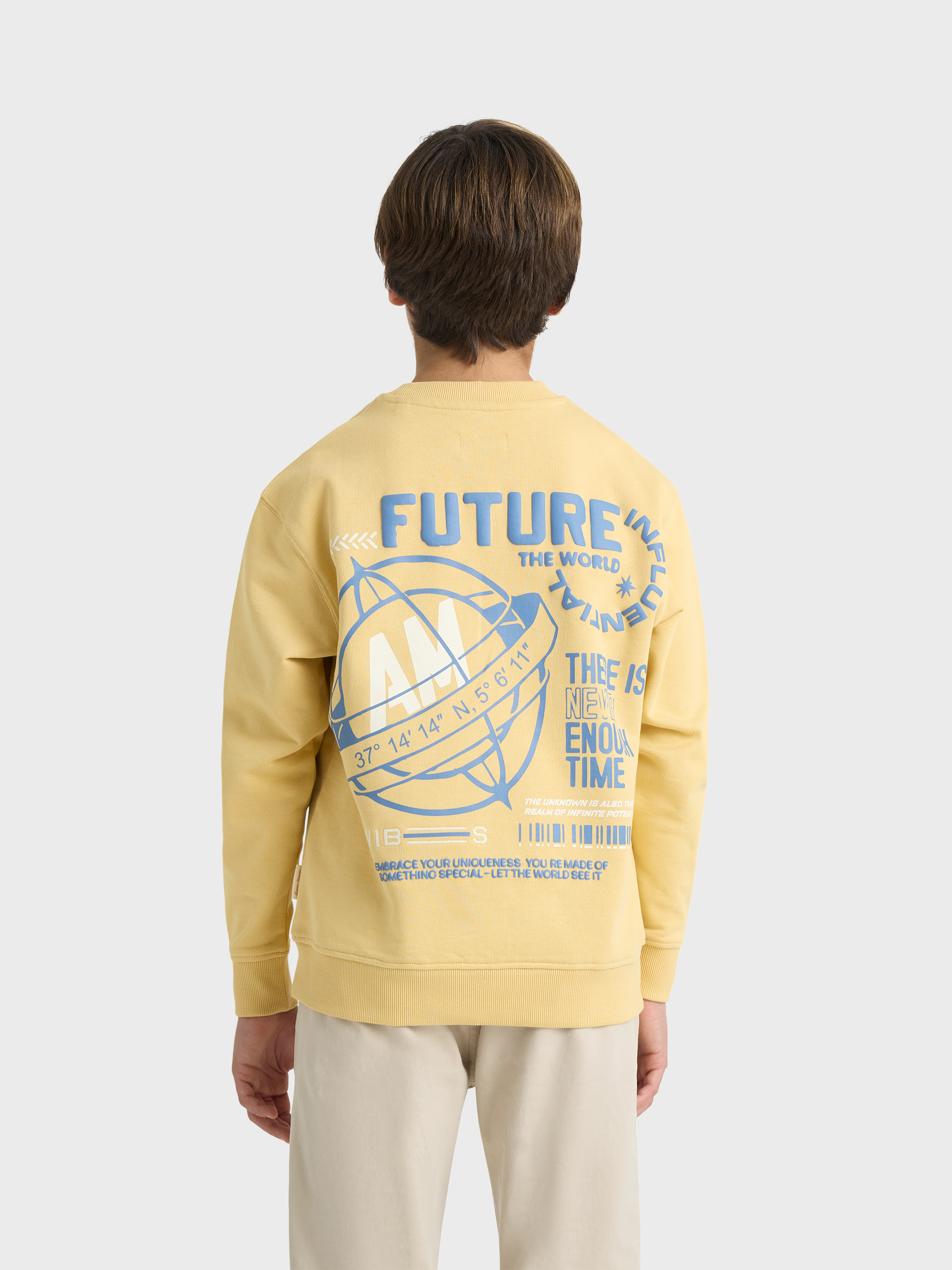 SUDADERA FUTURE KIDS AMARILLO