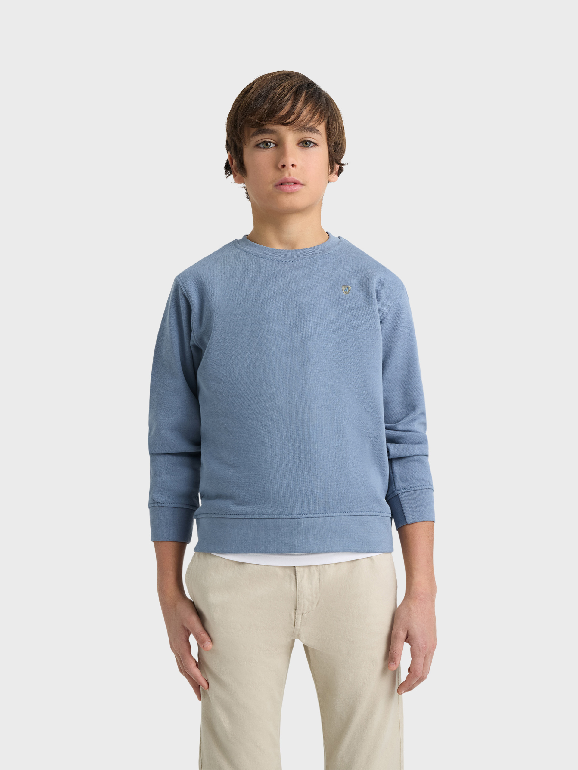 SUDADERA BASIC KIDS AZUL