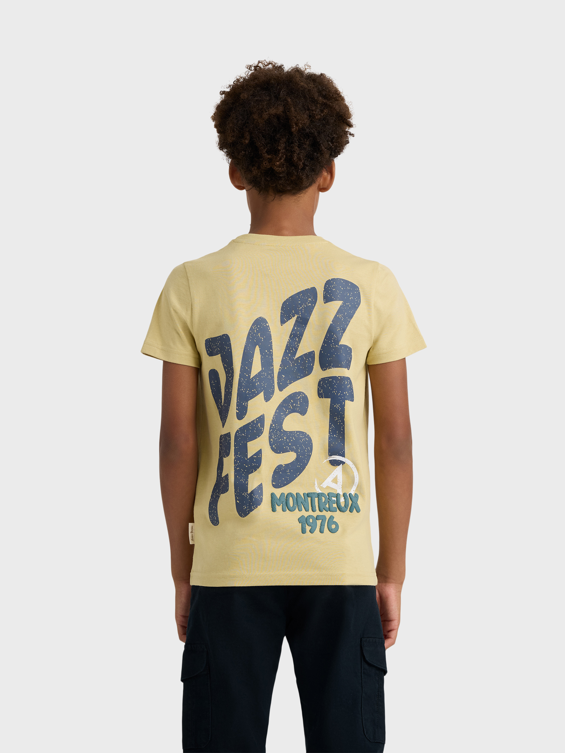CAMISETA JAZZ KIDS AMARILLO