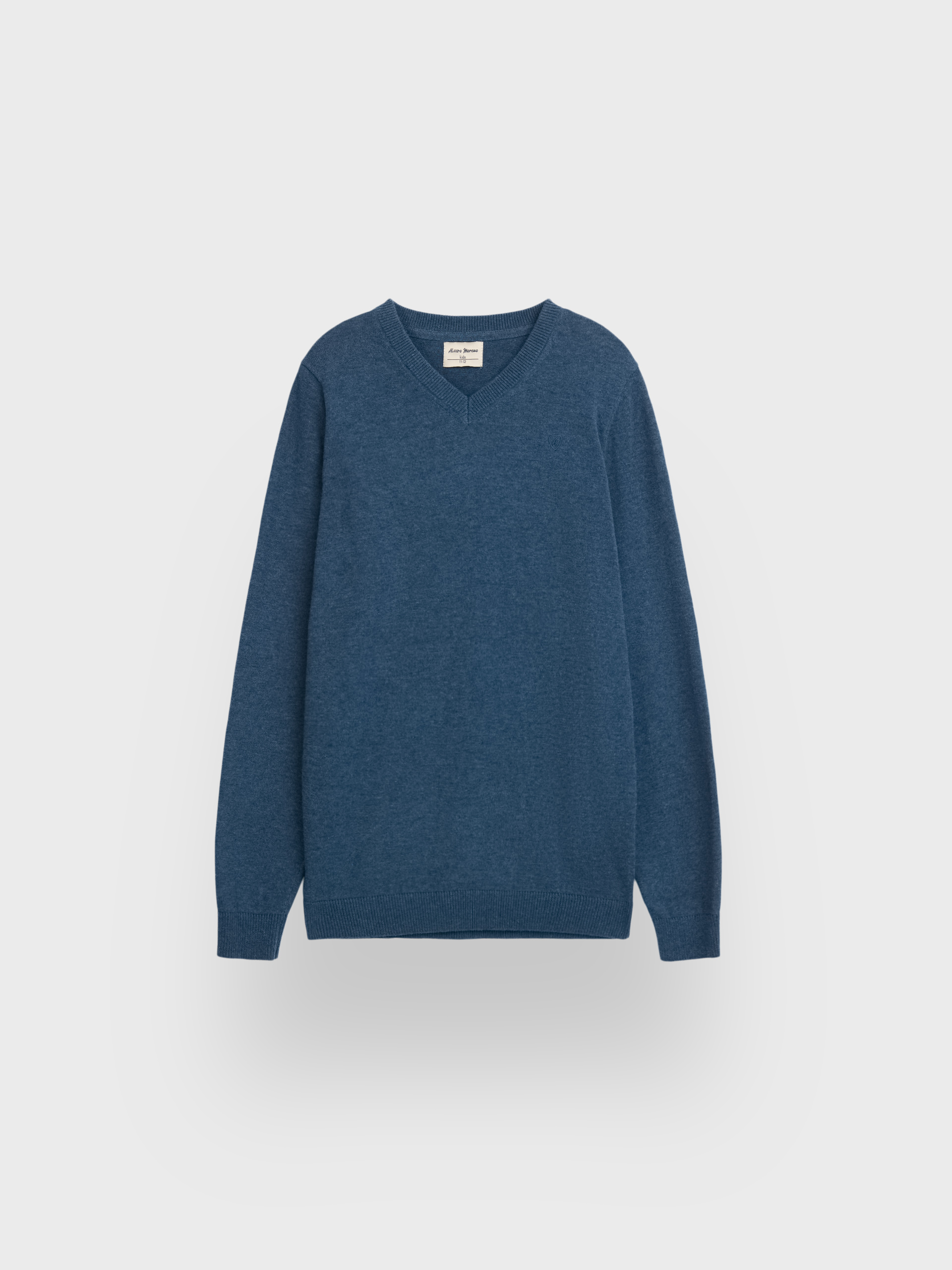 JERSEY V-NECK KIDS AZUL