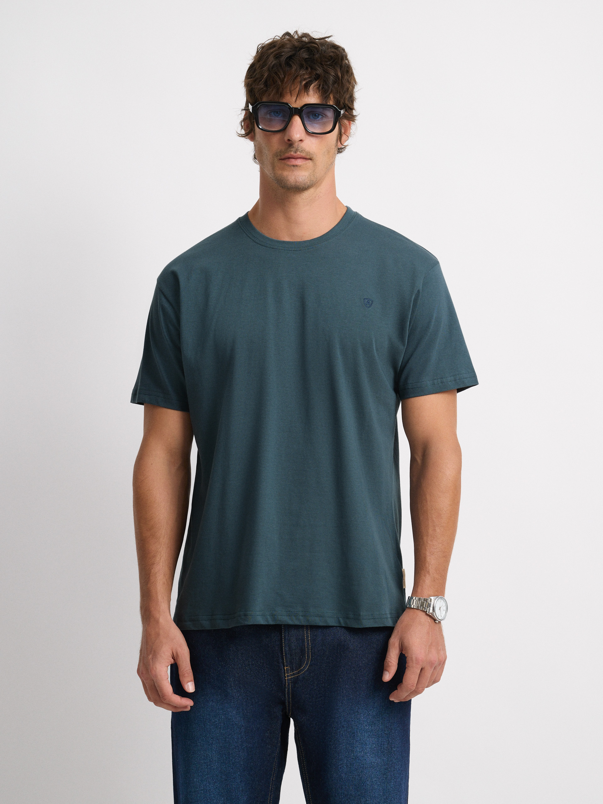 CAMISETA BASICA AZUL