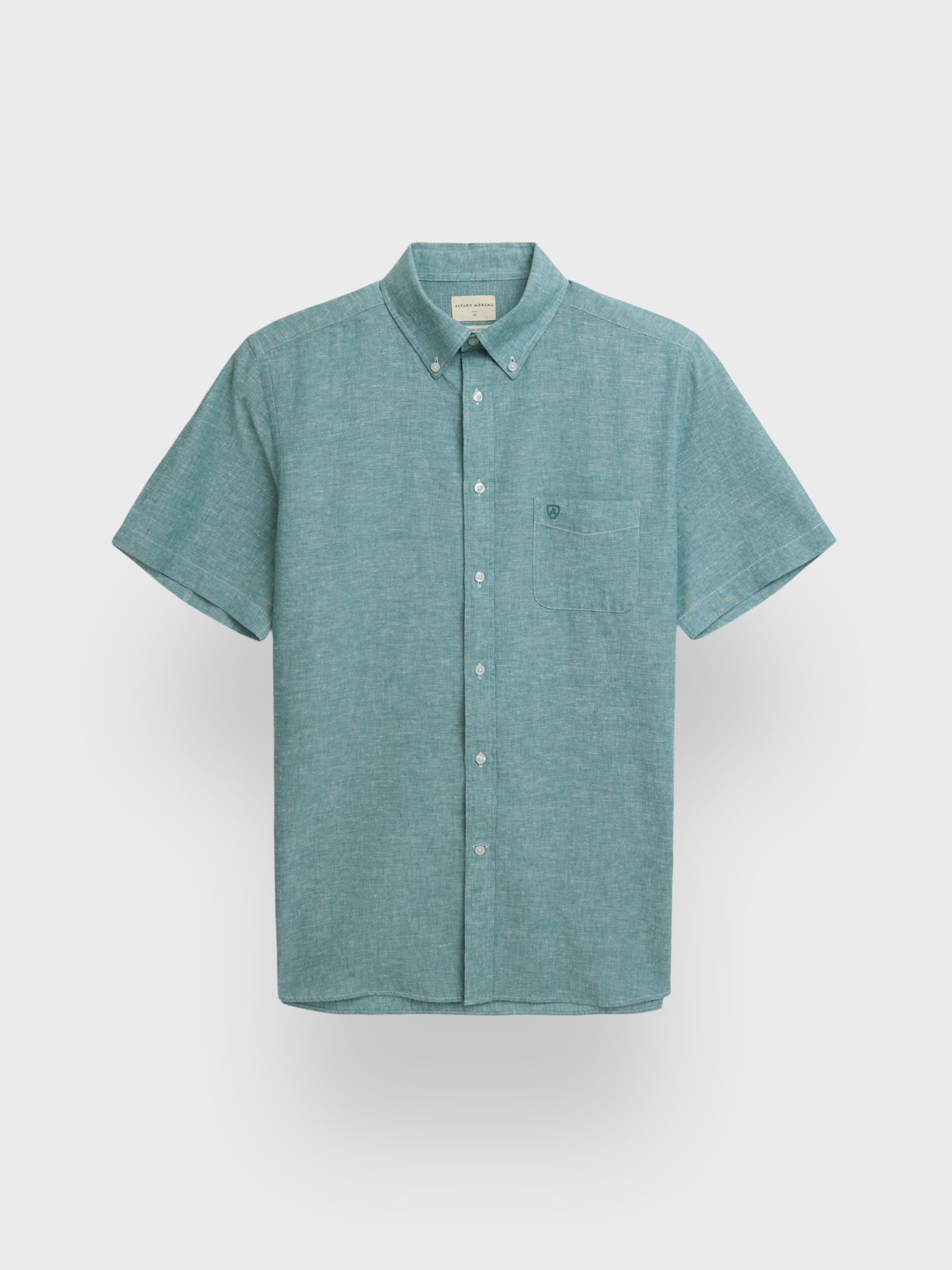 CAMISA LINO M.CORTA