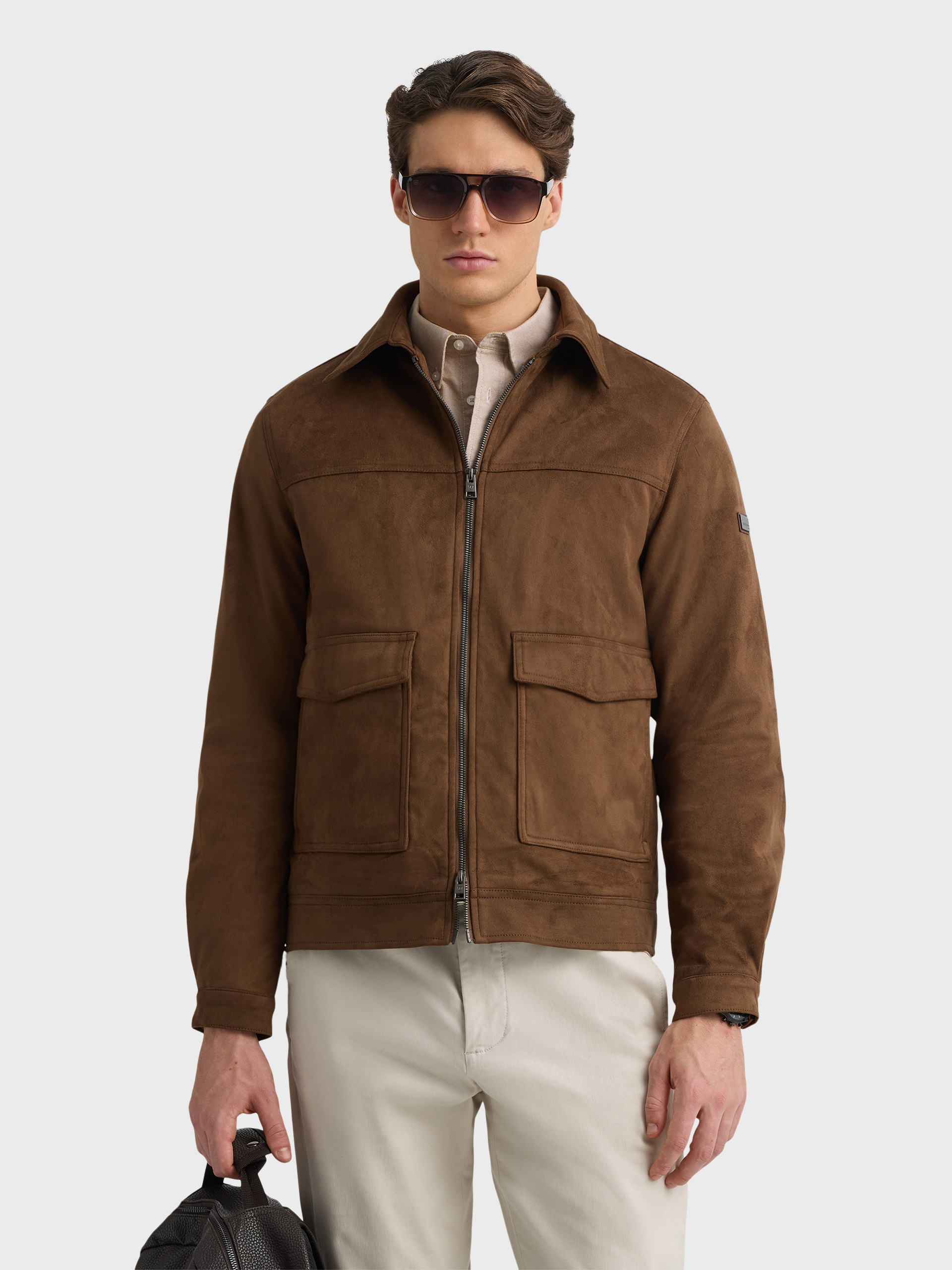 CAZADORA DRAKE MARRÓN