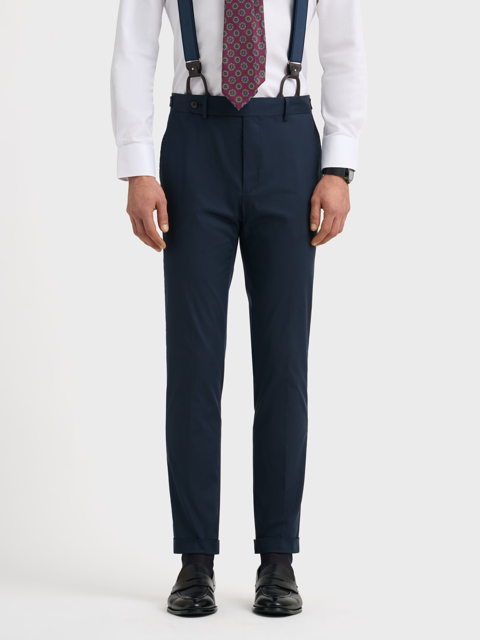 PANTALON NAPOLI COTTON AZUL MARINO