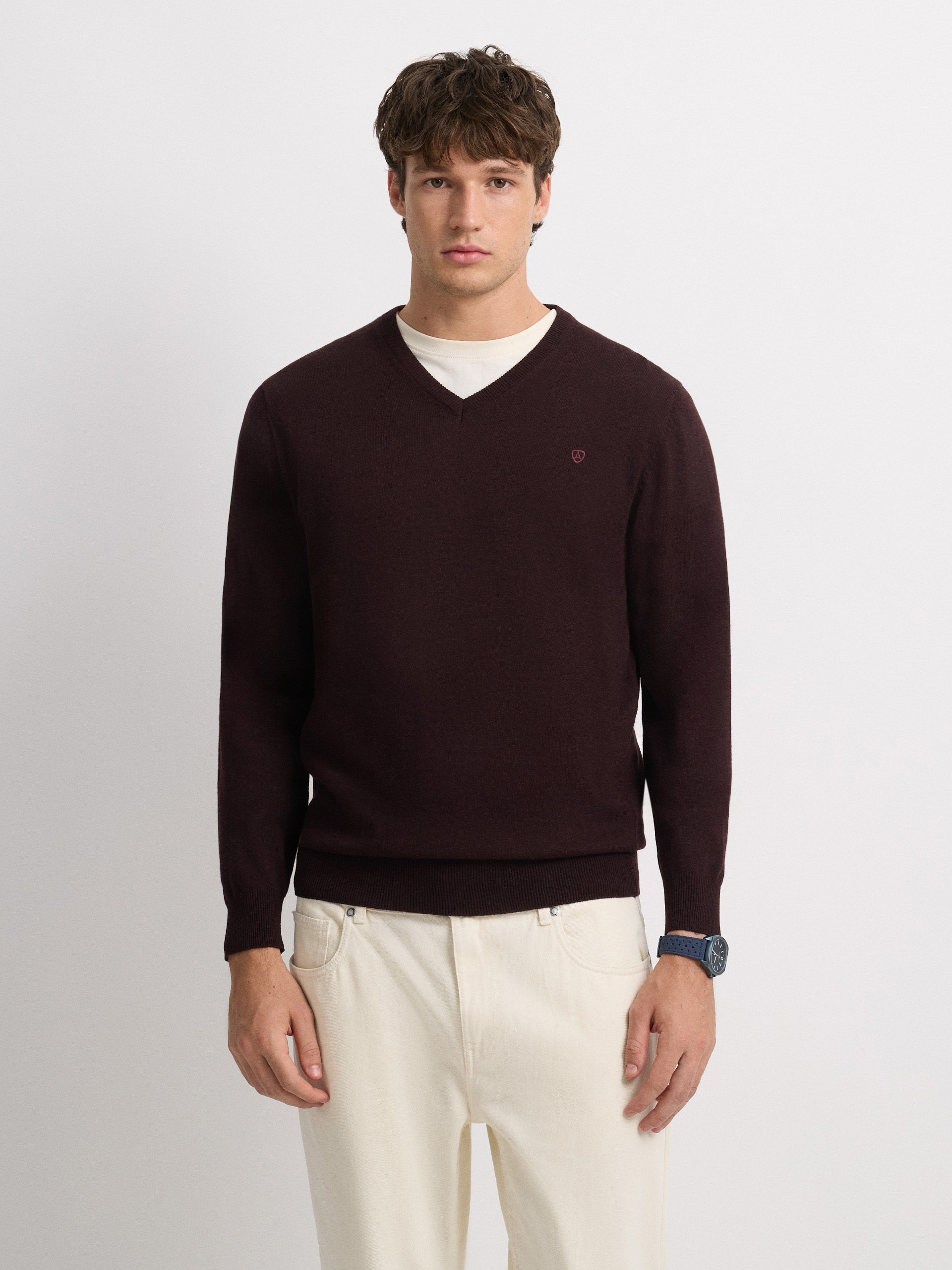 JERSEY V-NECK TRENDY VIN