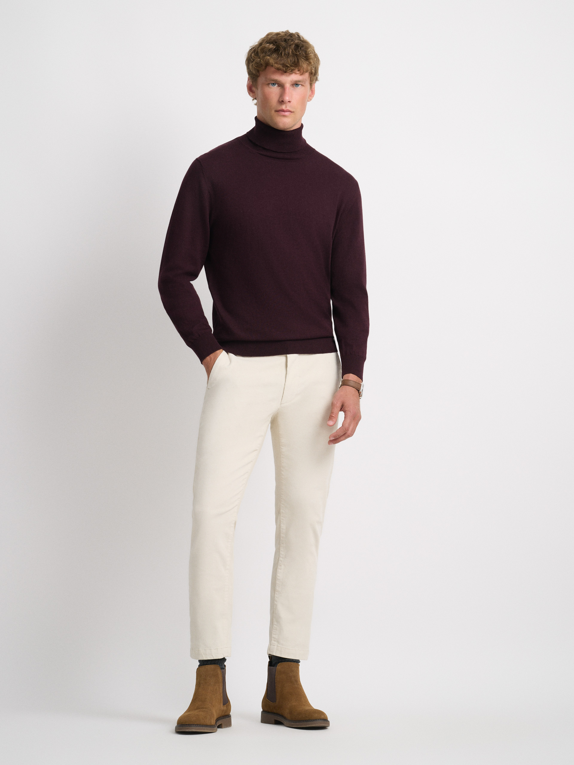 JERSEY ROLL COLLAR