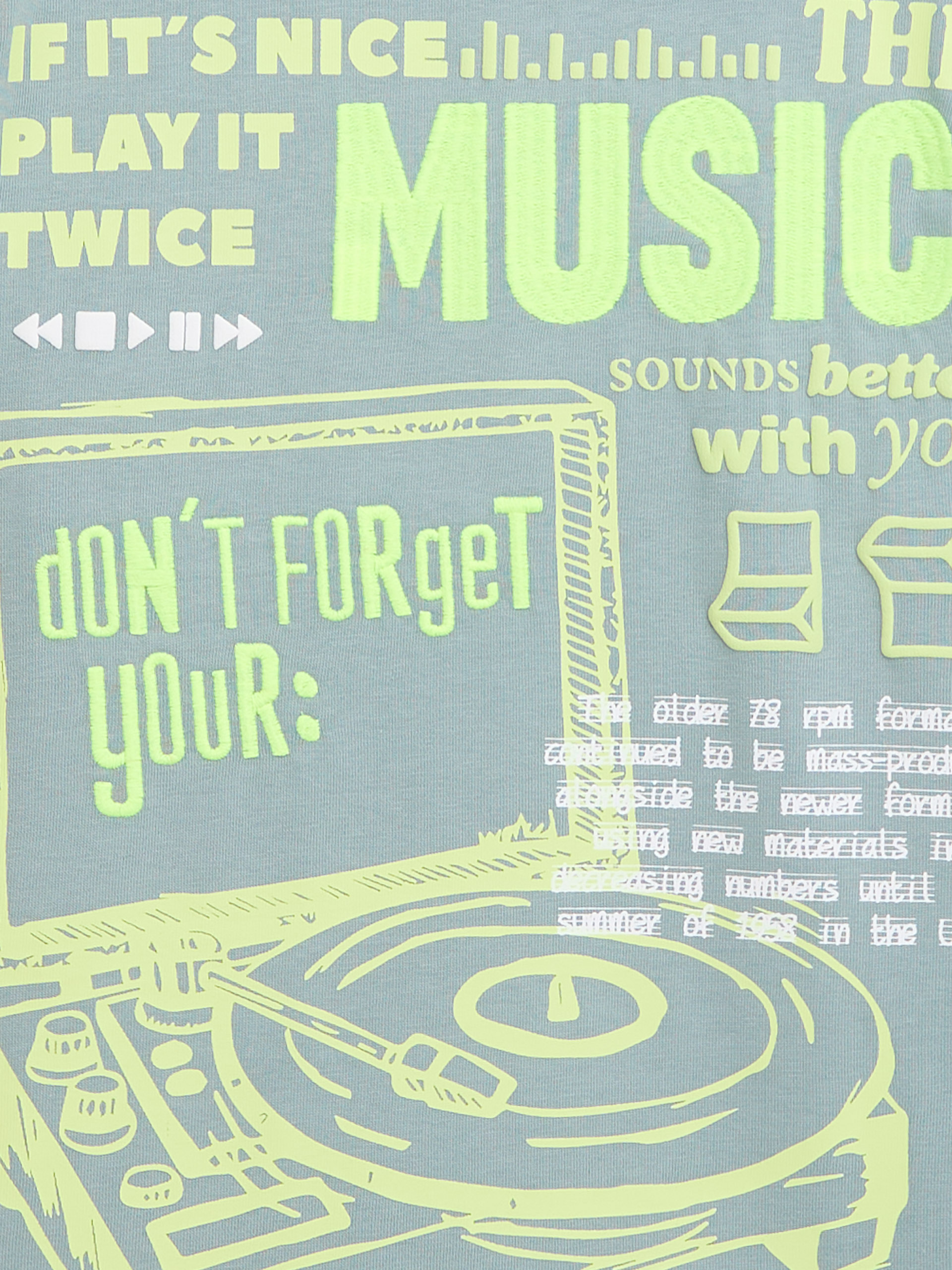 CAMISETA MUSIC KIDS