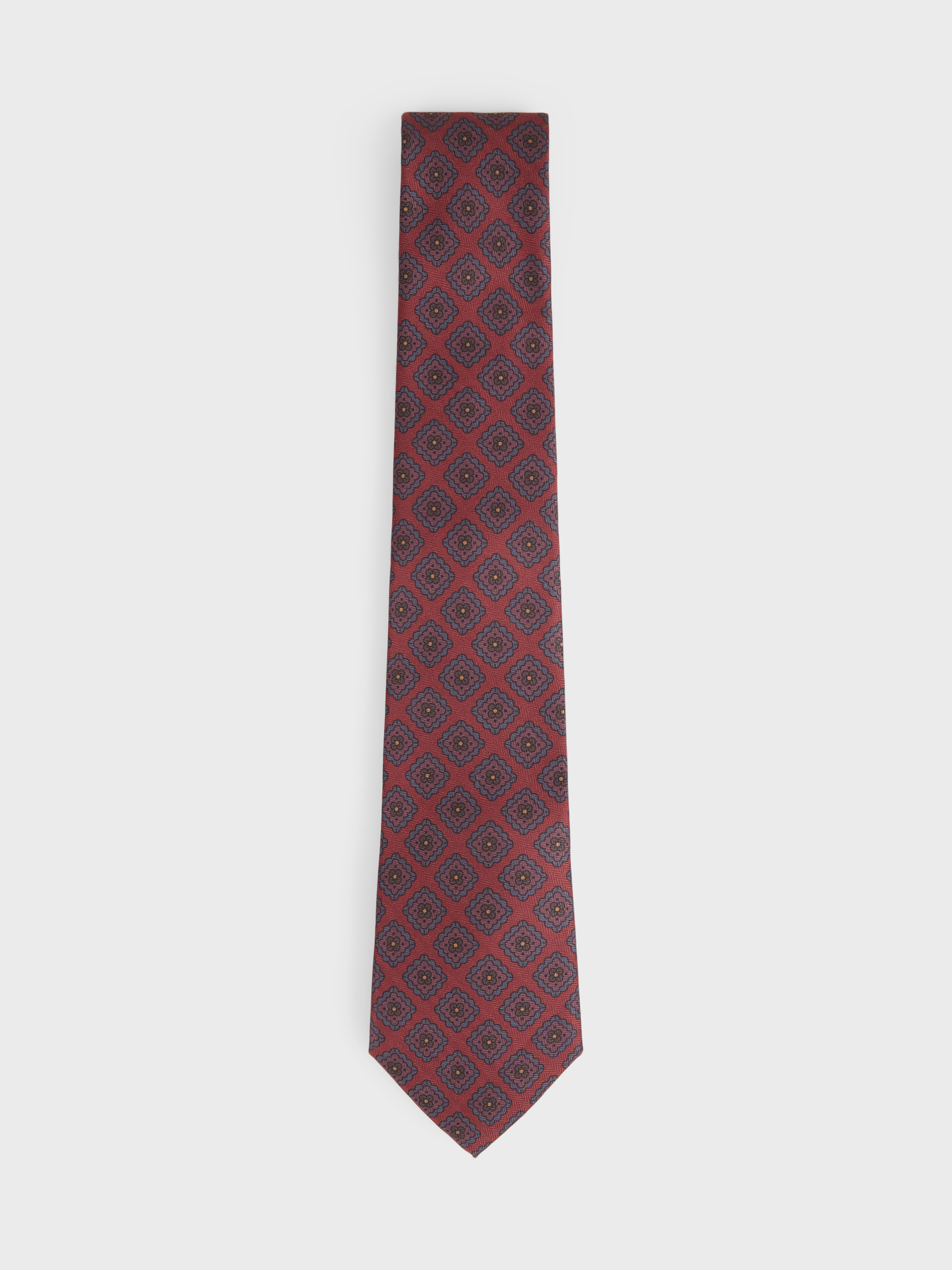 CORBATA PRINTED BURDEOS