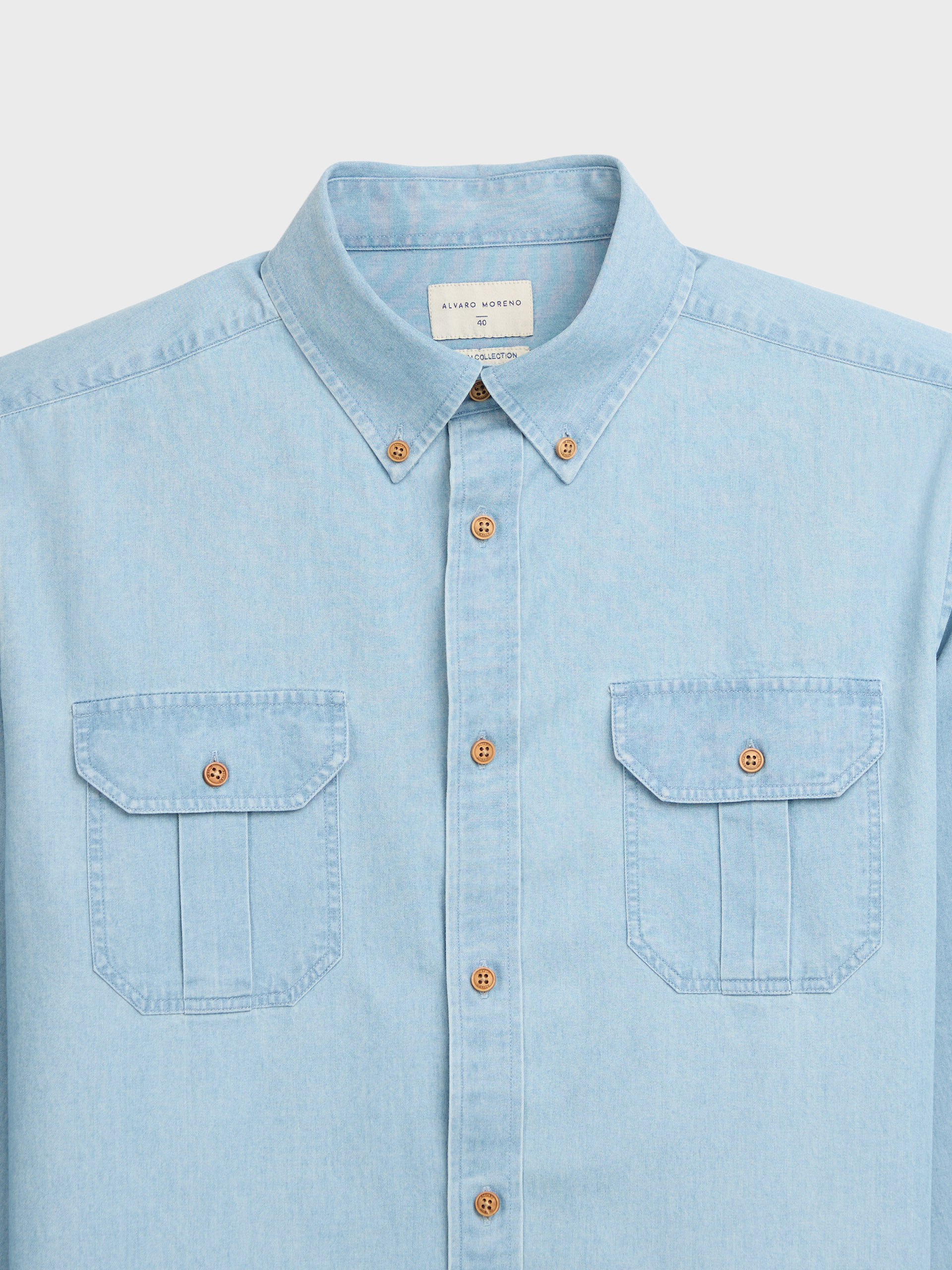 CAMISA DENIM BOLSILLOS