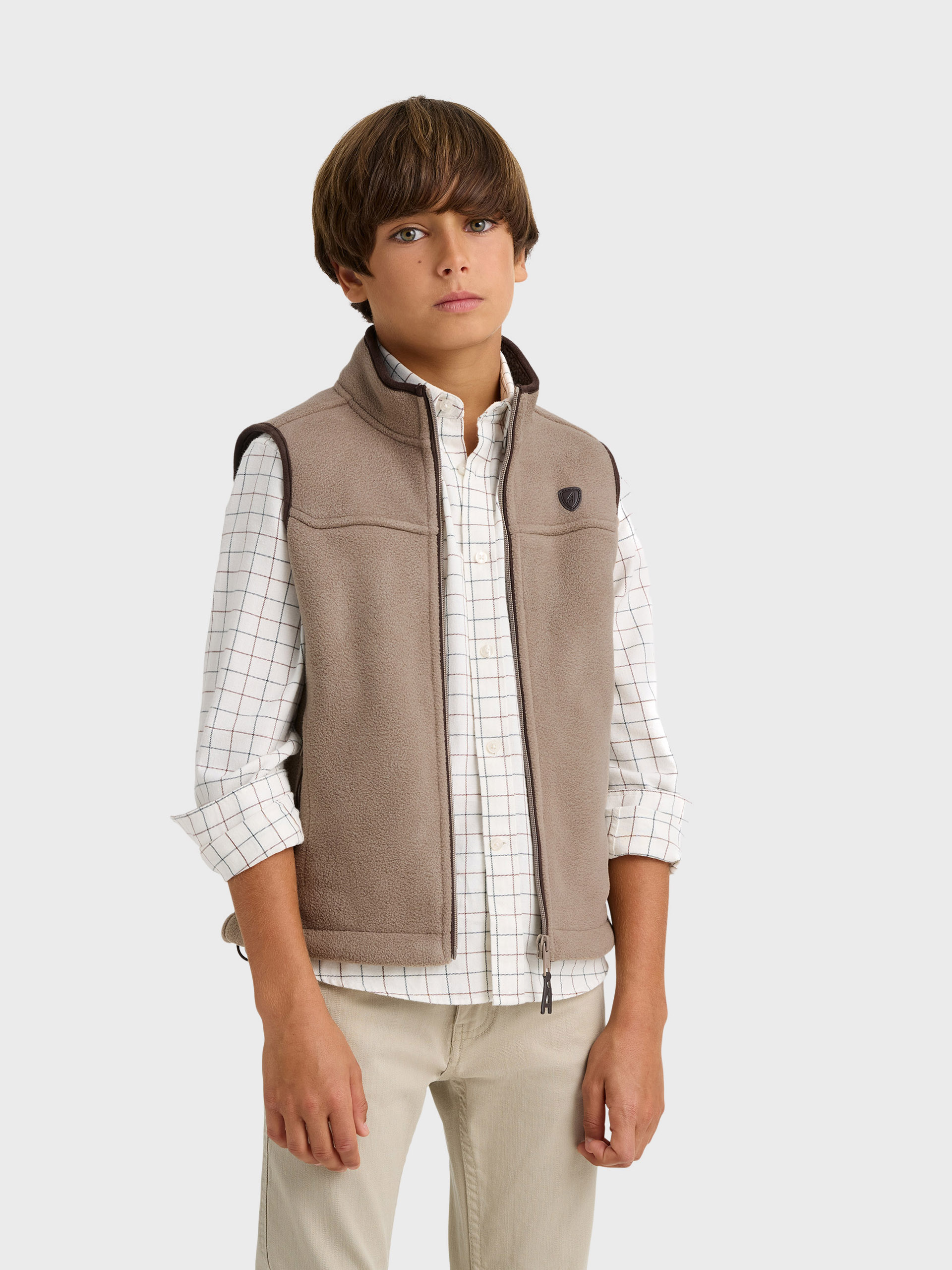 CHALECO SIERRA KIDS BEIGE