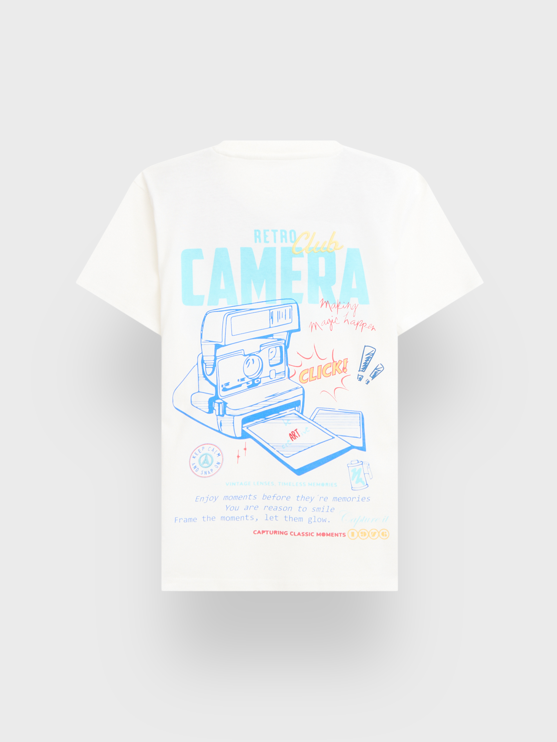 CAMISETA CAMERA KIDS BLANCO