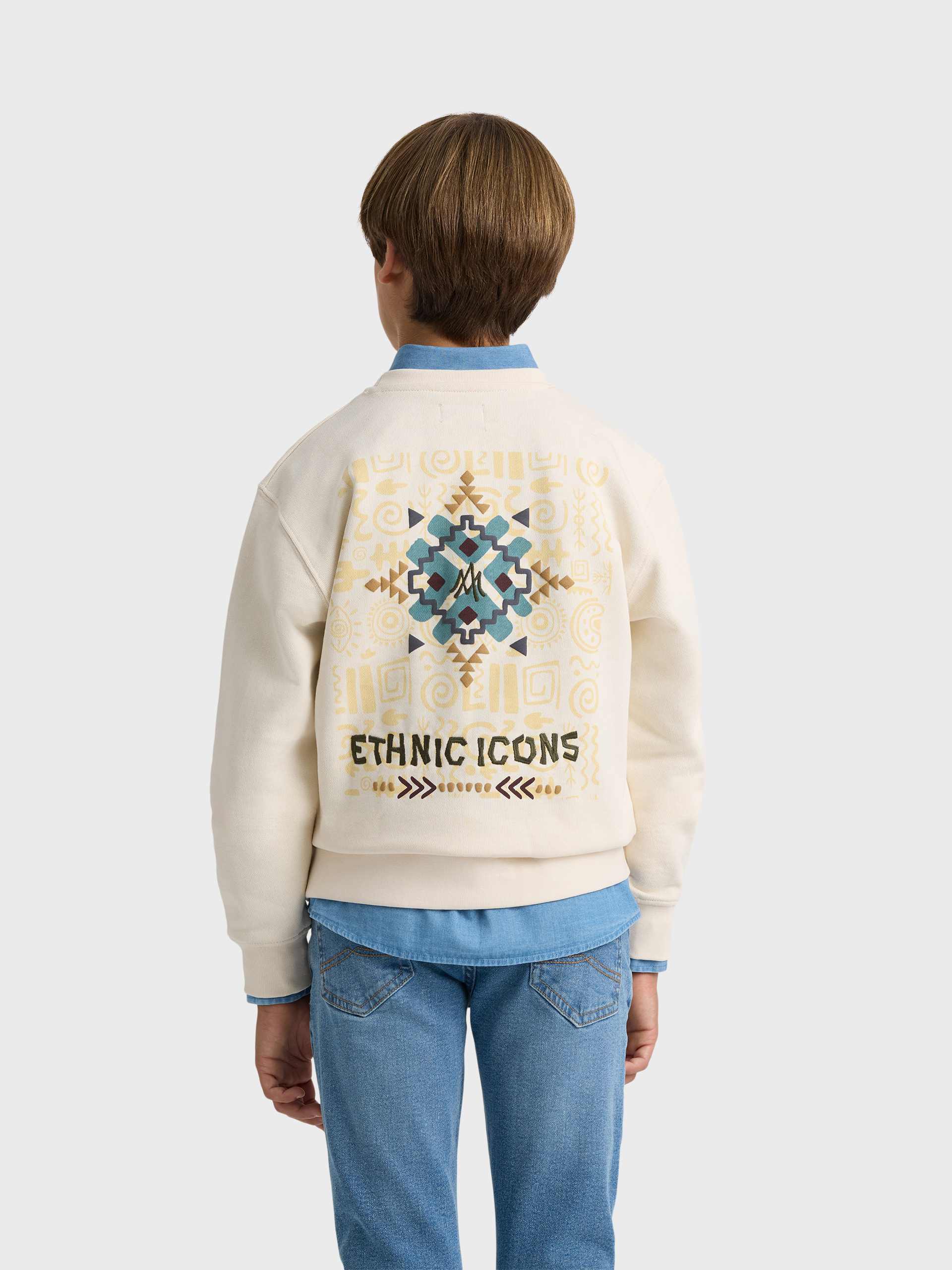 SUDADERA ETHNIC KIDS CRUDO